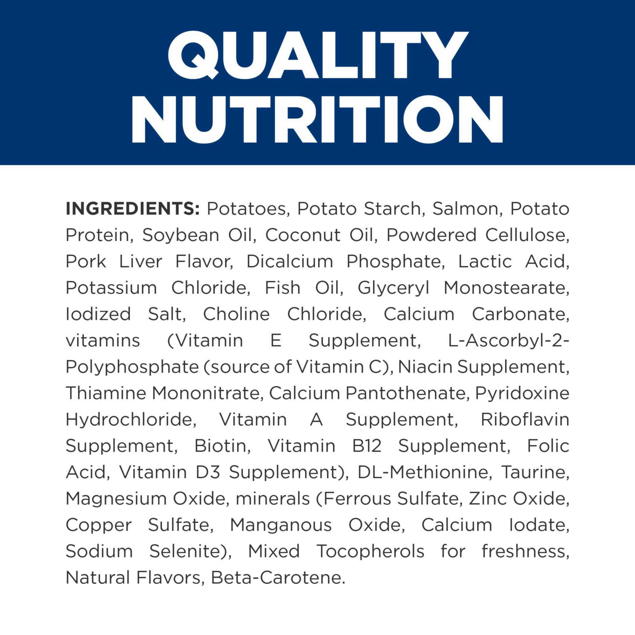 Hills Prescription Diet d/d Skin/Food Sensitivities Grain Free Potato & Salmon Flavor Dry Dog Food, Veterinary Diet, 25 lb. Bag