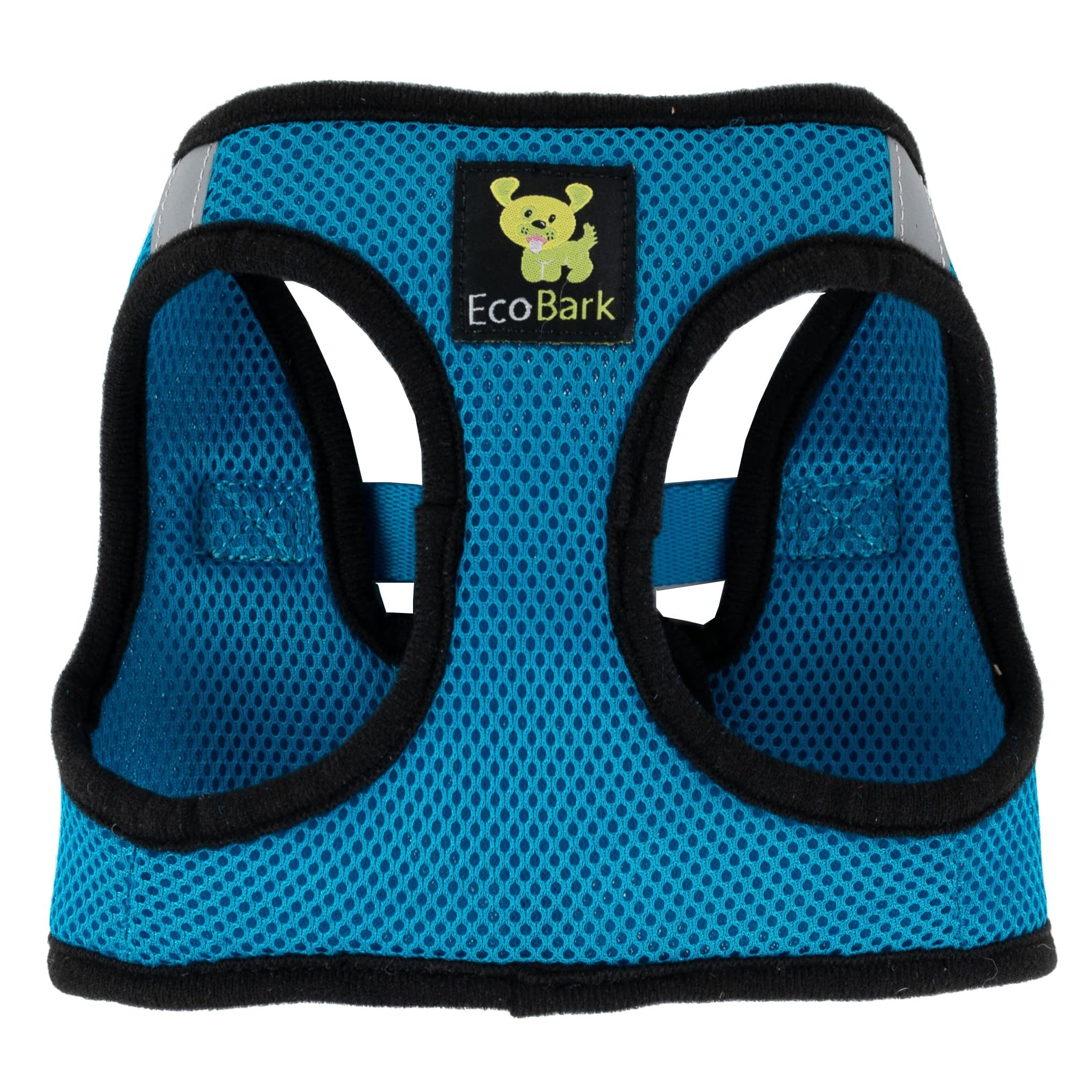 Ecobark Step In Dog Harness Reflective Soft Ultra Padded Mesh Dog Harnesses For Xxs, Xs, Small, And Medium Dogs Eco-Friendly Comfort Secure Halter No Pull Adjustable Pet Vest (Xxxs, Teal)