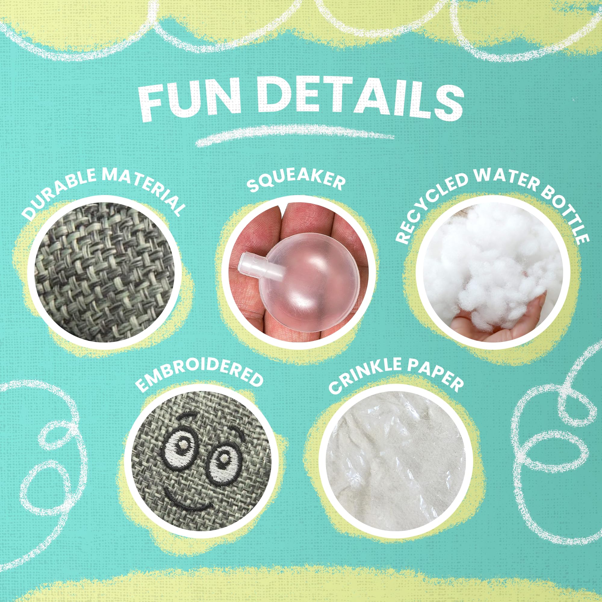 Snugarooz Kitty Starfish Toy With Catnip – Plush Cat Toy, Made From Recycled Materials, Soft & Durable, Crinkle Sounds, Ideal For Chewing And Play