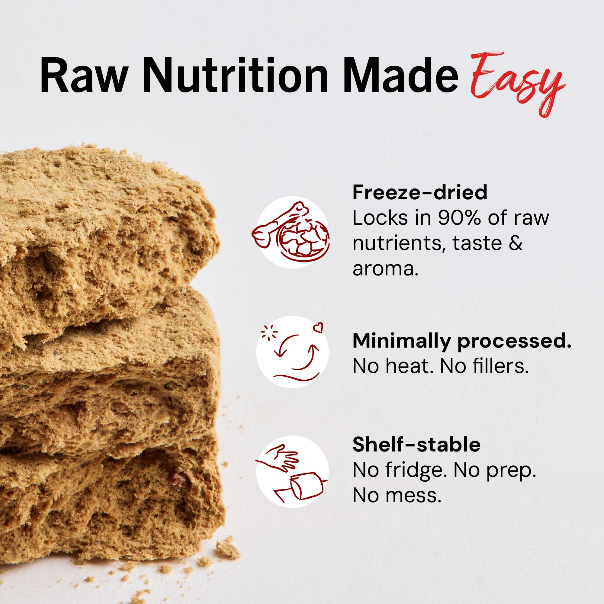 Stella & Chewys Freeze Dried Raw Dinner Patties - Crafted for Puppies - Grain Free, Protein Rich Perfectly Puppy Beef & Salmon