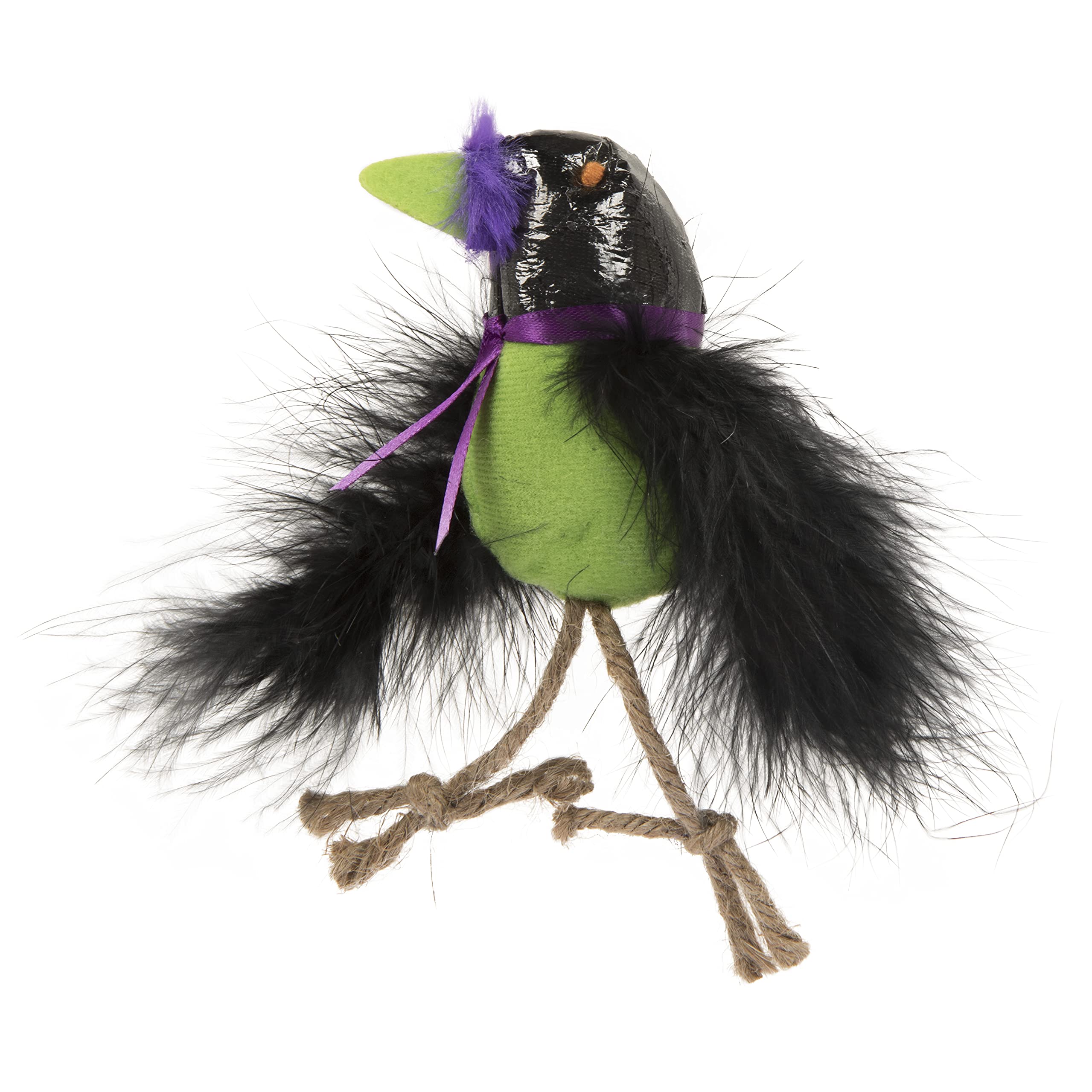 Petlinks (4 Set Bundle Halloween Cat Toys, 2X Crinkle Bat Launchers, 1X Catnip Crow, 1X Bride Of Frank Dangler - Multi Color, 4 Set Bundle