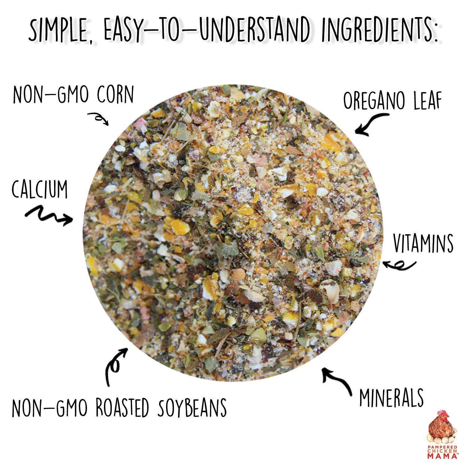 Pampered Chicken Mama Backyard Chicken Supplement Treat: Fluffiest Feathers Ever Backyard Chicken Feed and Supplies for Healthy