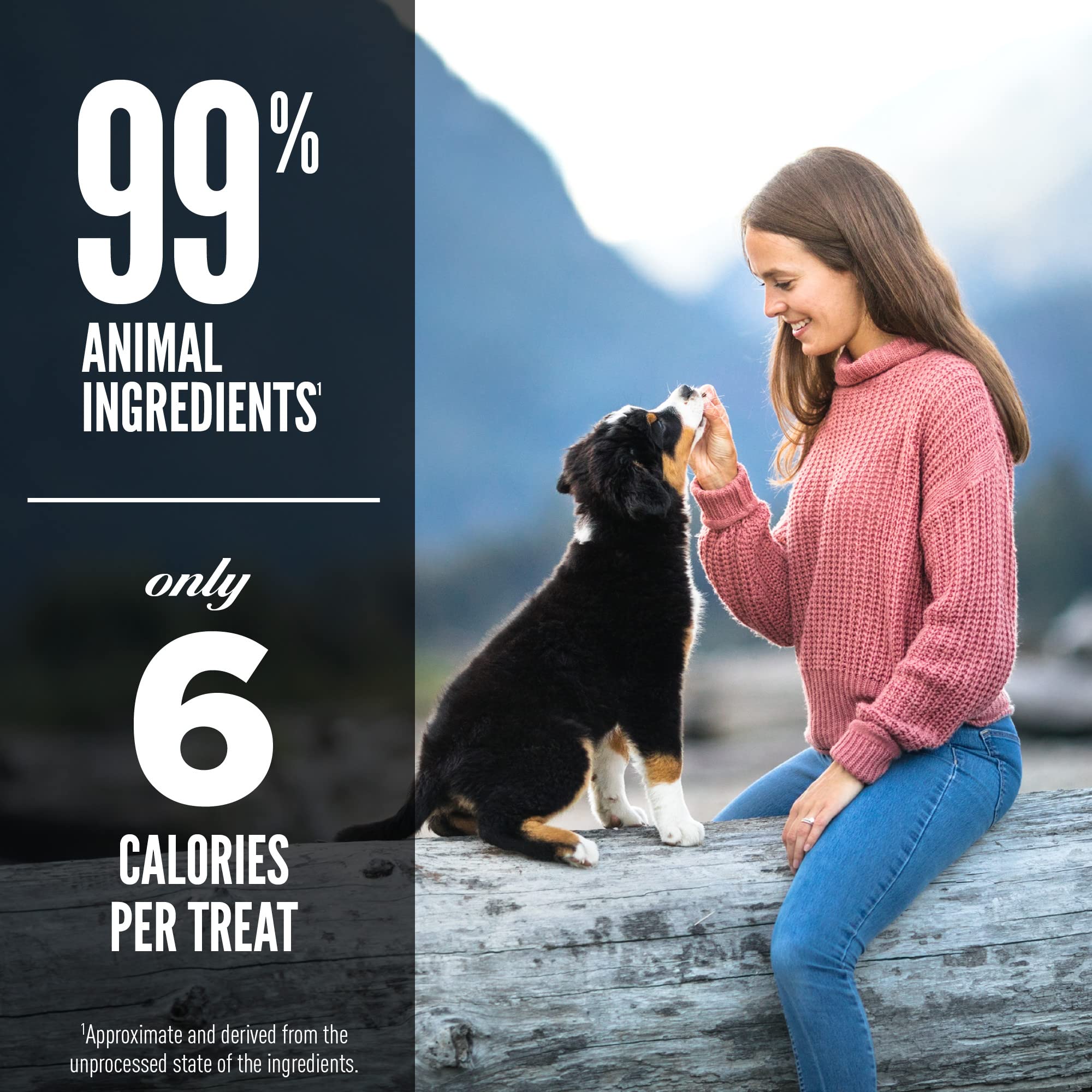 ORIJEN Freeze Dried Duck Dog Treats, 3.25oz - Natural, High-Protein Treats for Dogs