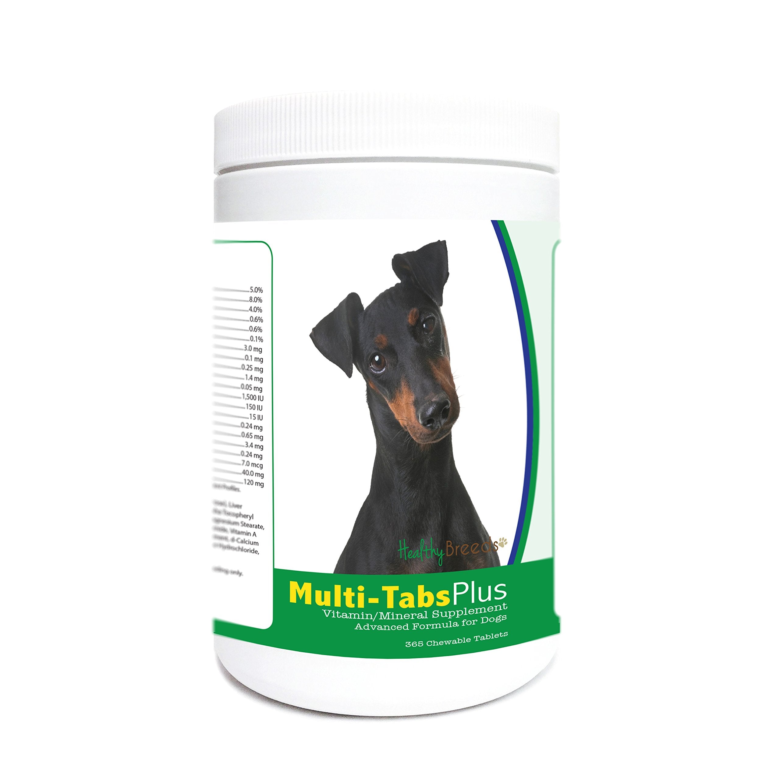 Healthy Breeds Manchester Terrier Multi-Tabs Plus Chewable Tablets 365 Count