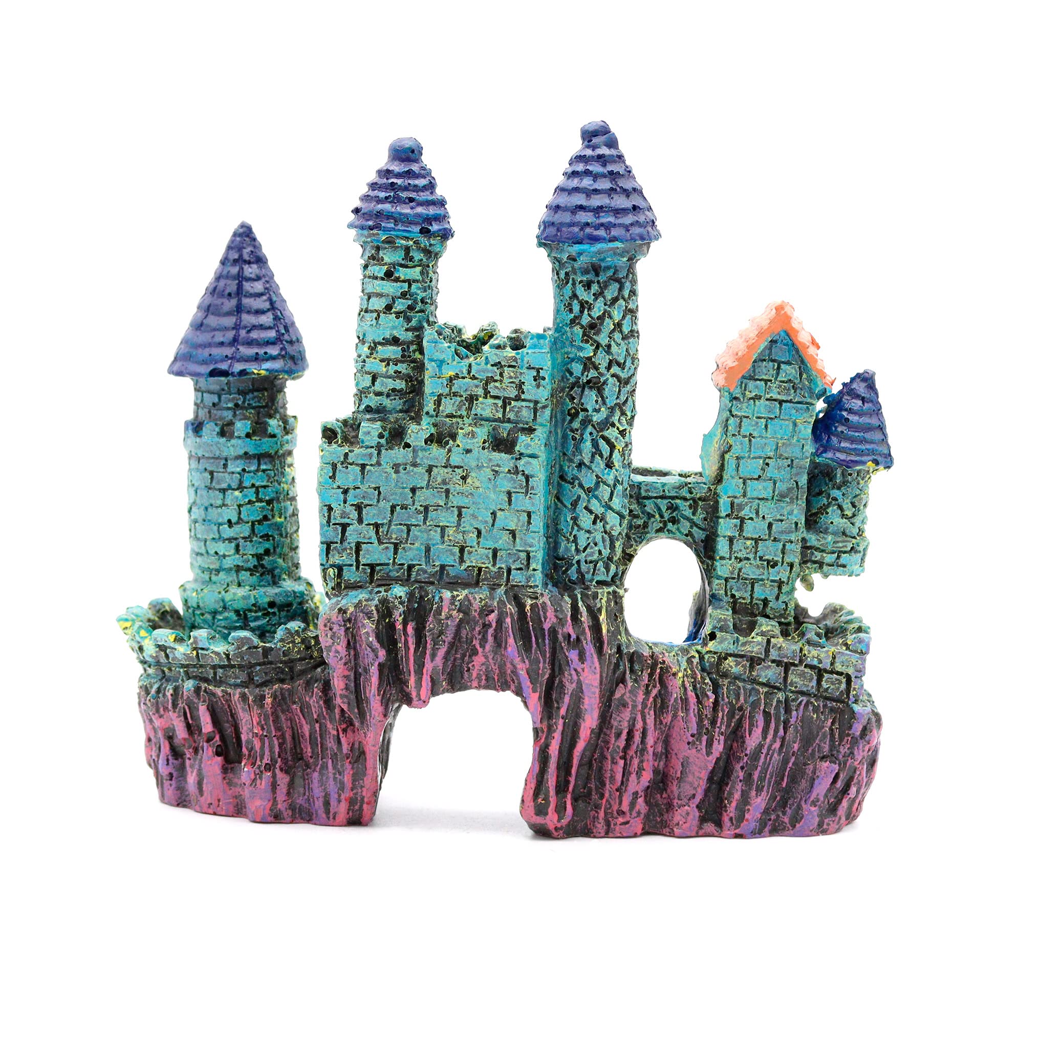 Nw Wholesaler 5 Inch Aquarium Castle Decoration - Fish Hideaway Cave For Fish Tanks