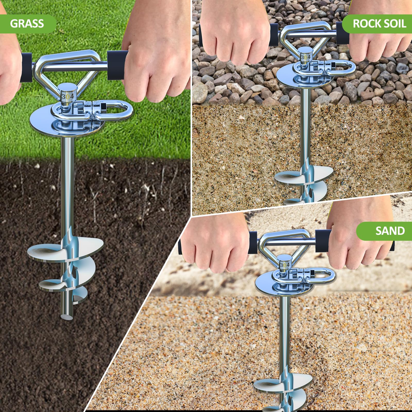 Catapamey Dog Tie Out Cable And Stake,With 20Ft Heavy Duty Cable,360 Swivel Dog Run Stake-No Tangle-Dog Runner For Yard,-Suitabl