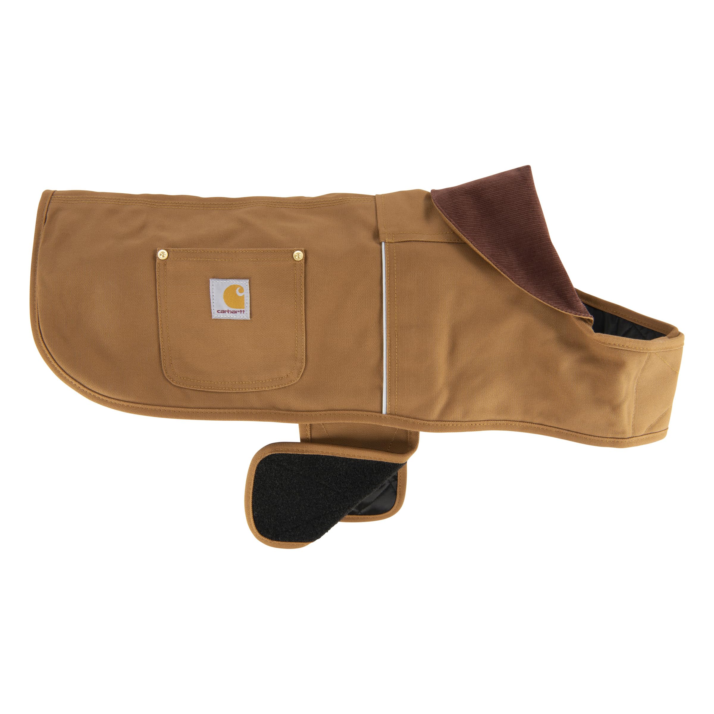 Carhartt Firm Duck Dog Chore Coat, Insulated Weather Resistant Jacket for Cold and Windy Conditions, Carhartt Brown, Large