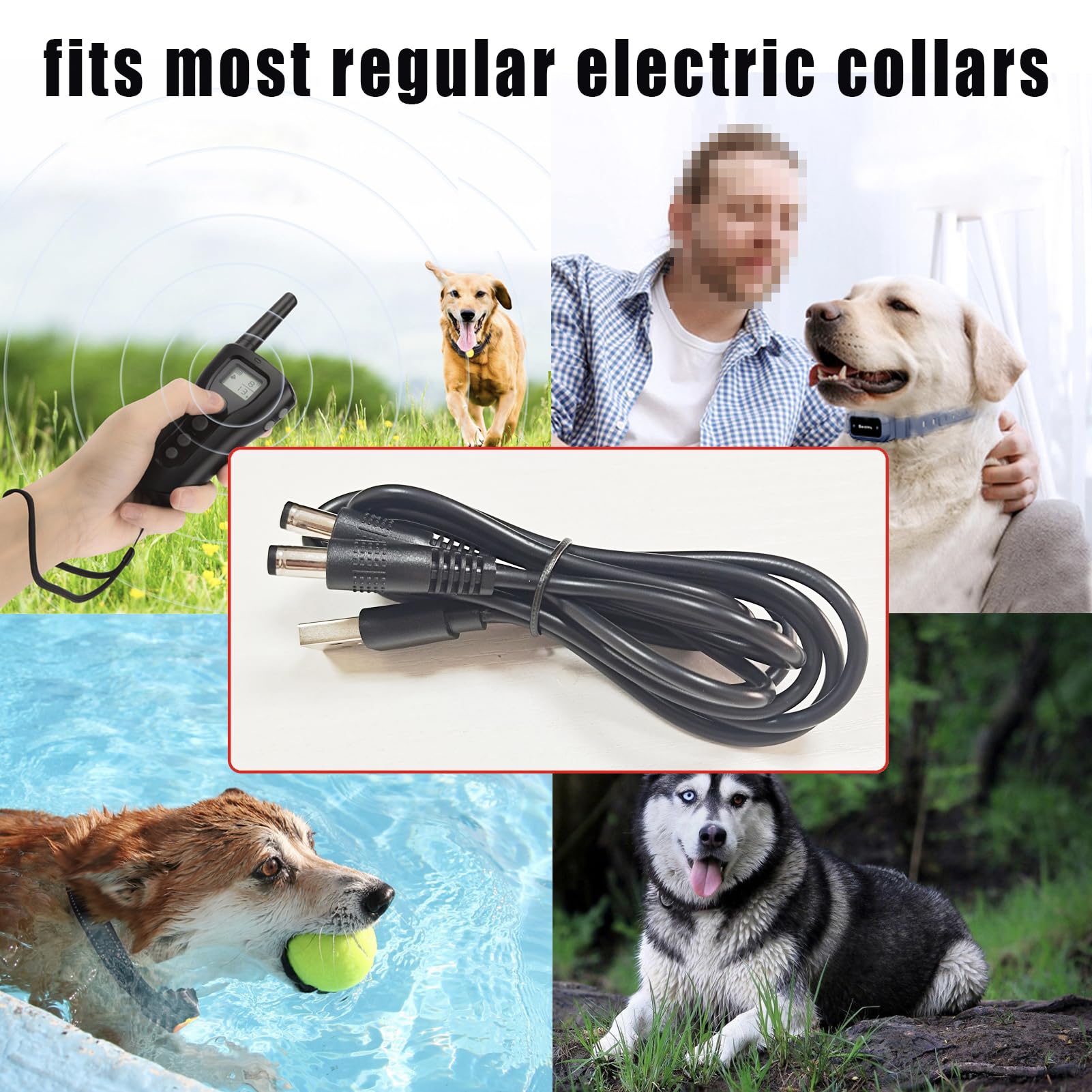 Replacement For Mini Educator E Collar Charger, Compatible With Educator Series 300, 400, Rx Remote Dog Training Collars Shock D