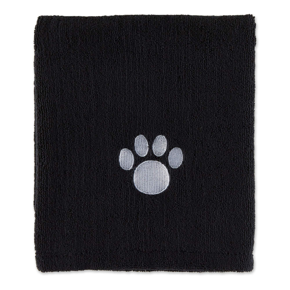 Bone Dry Pet Grooming Towel Collection Absorbent Microfiber X-Large, 41X23.5'', Striped Navy