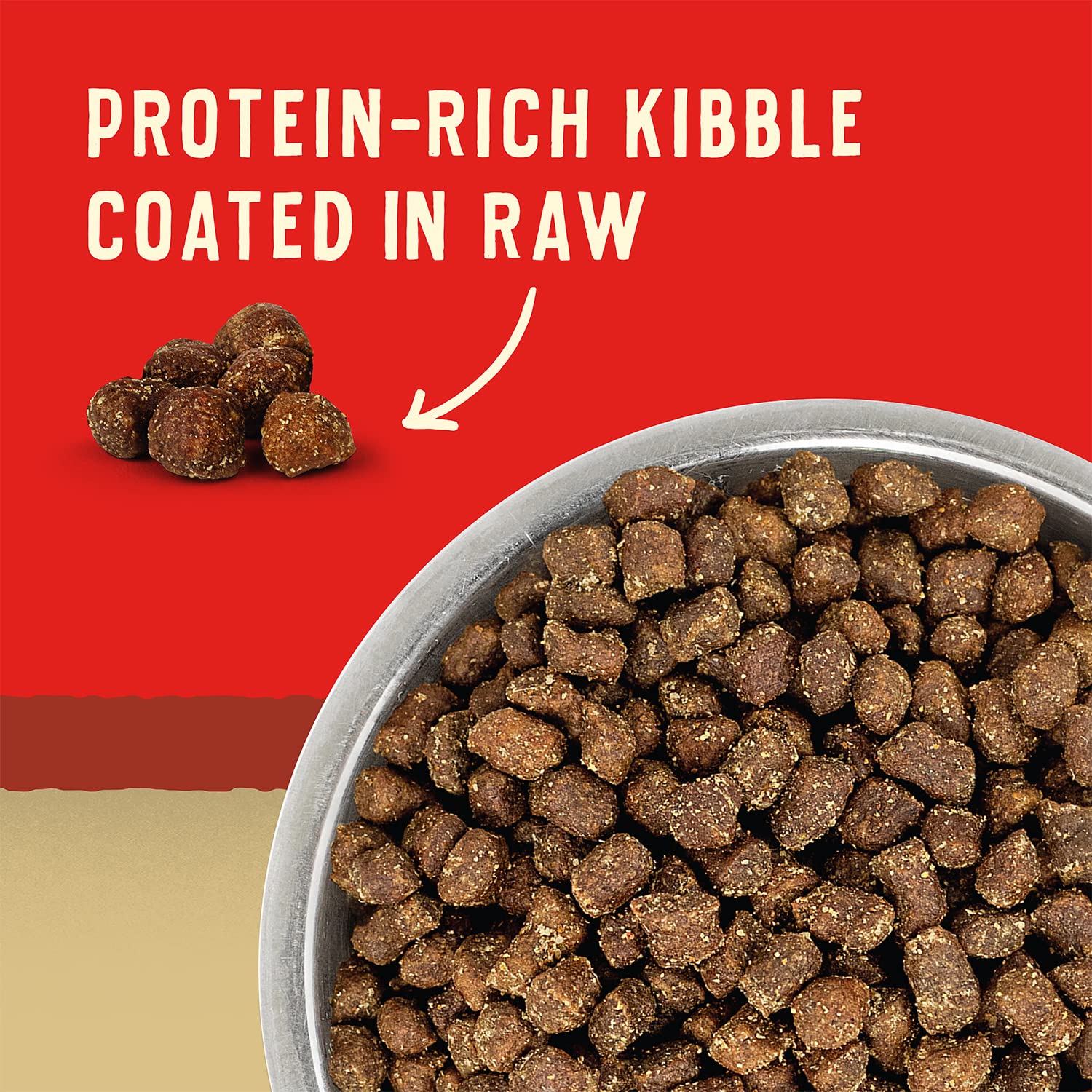 Stella & Chewys Wild Red Dry Dog Food Raw Coated High Protein Wholesome Grains Red Meat Recipe, 3.5 lb. Bag