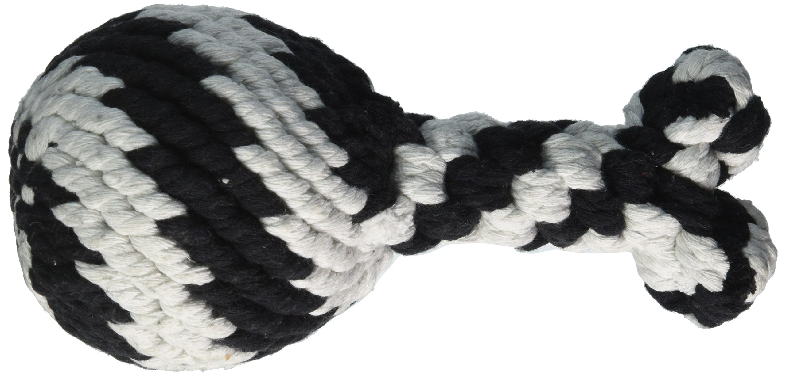 Scoochie Pet Products Super Scooch Rope Drumstick With Squeaker Dog Toy, Large, 8-Inch