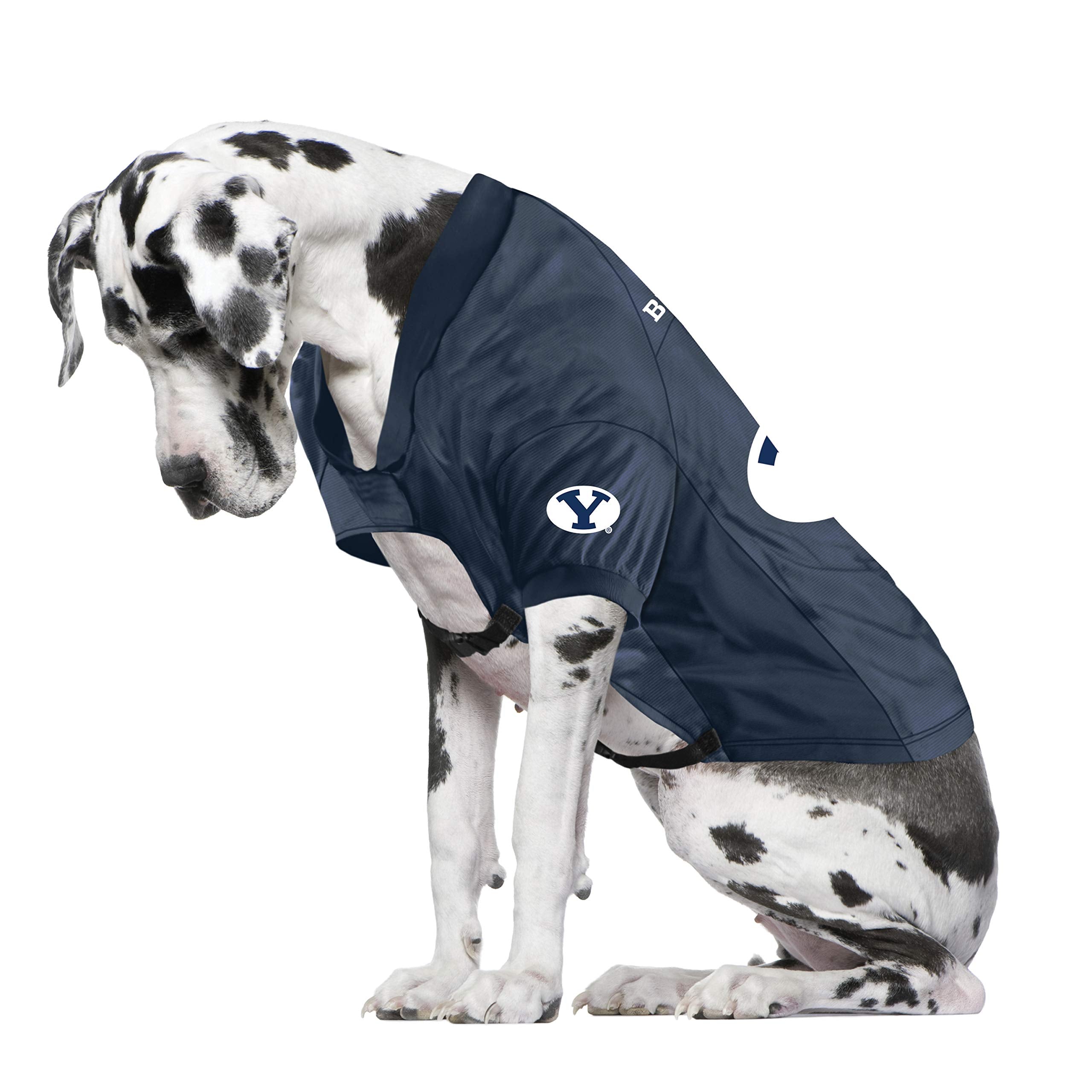 Byu Cougars Pet Jersey Stretch Size Big Dog - Special Order