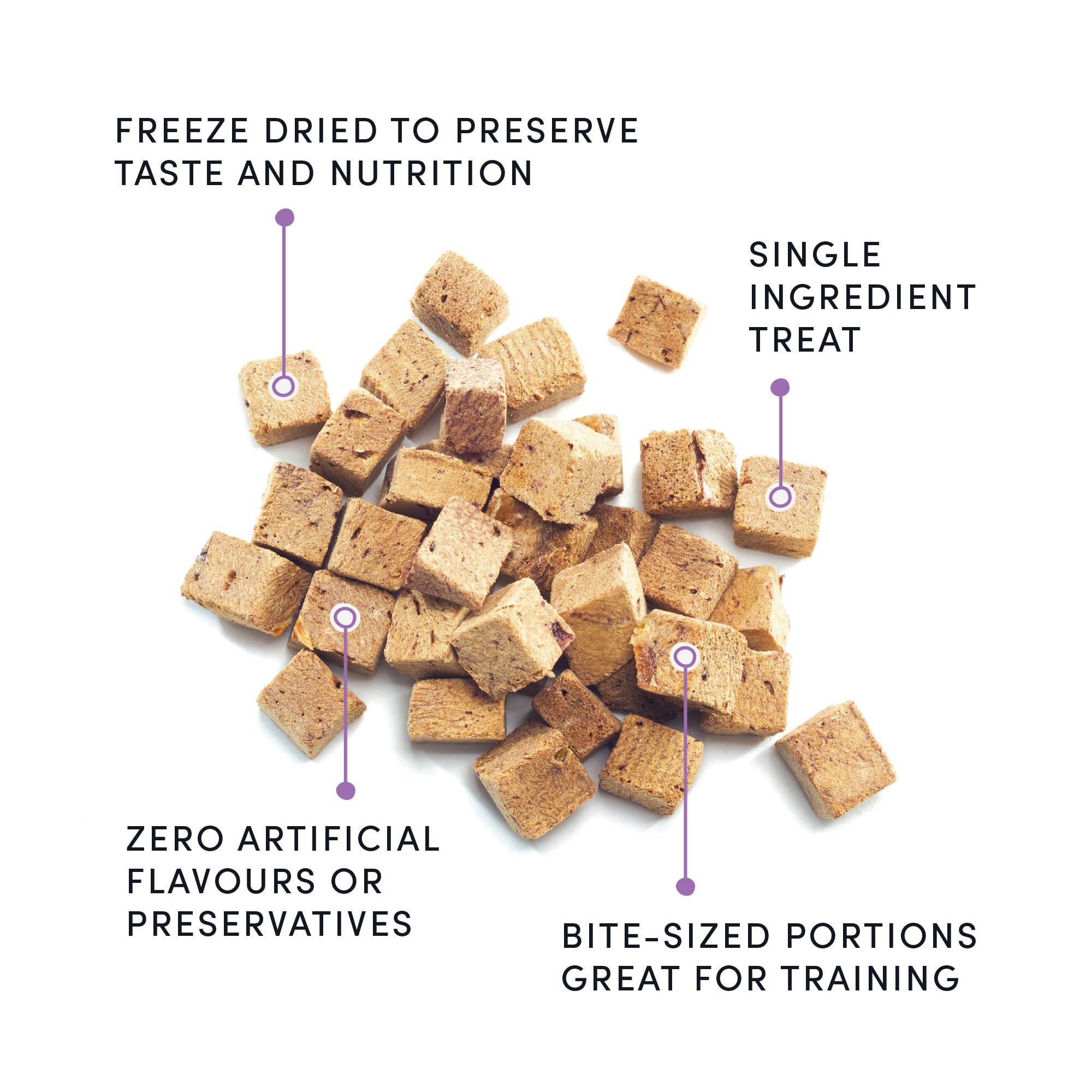 Crumps Naturals Beef Liver Bites For Pets, 2.3-Ounce