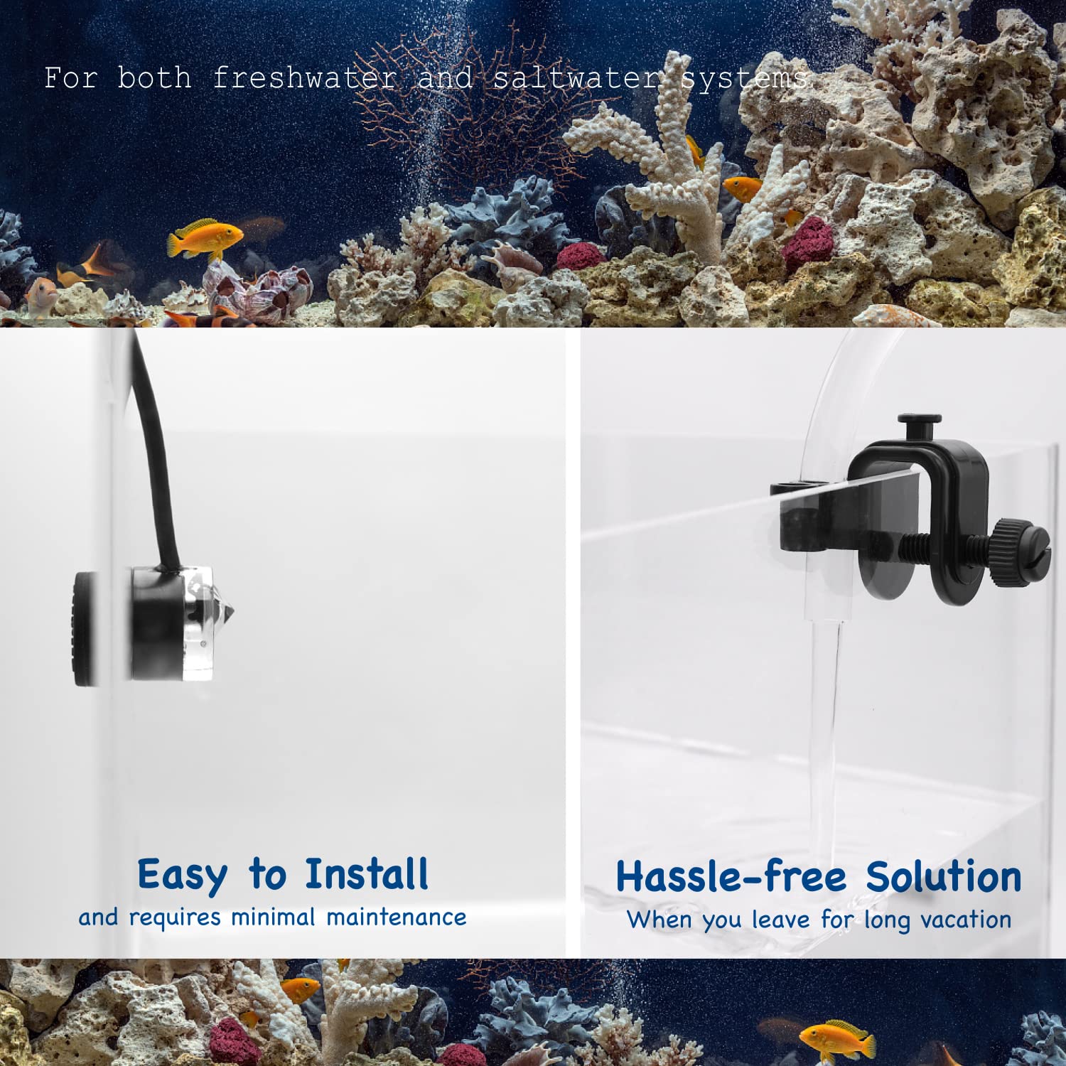 Mostaqua Aquarium Ato, Auto Top Off For Freshwater Saltwater Aquarium, Fish Tank Automatic Top Off System (Ato 100)