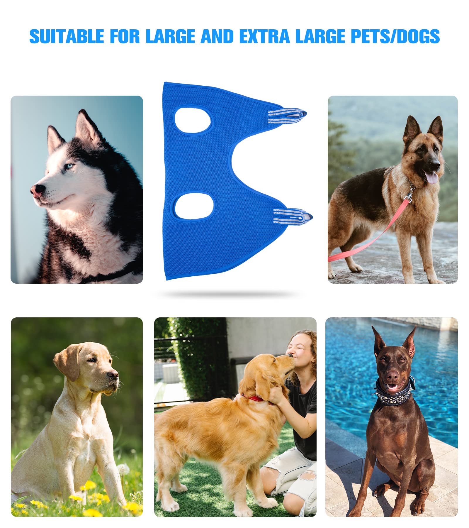 Kkiimatt Dog Pet Grooming Hammock,Xl Dog Hanging Harness For Nail Clipping, Dog Trimming Cutting Hammock, Dog Sling Holder Helpe