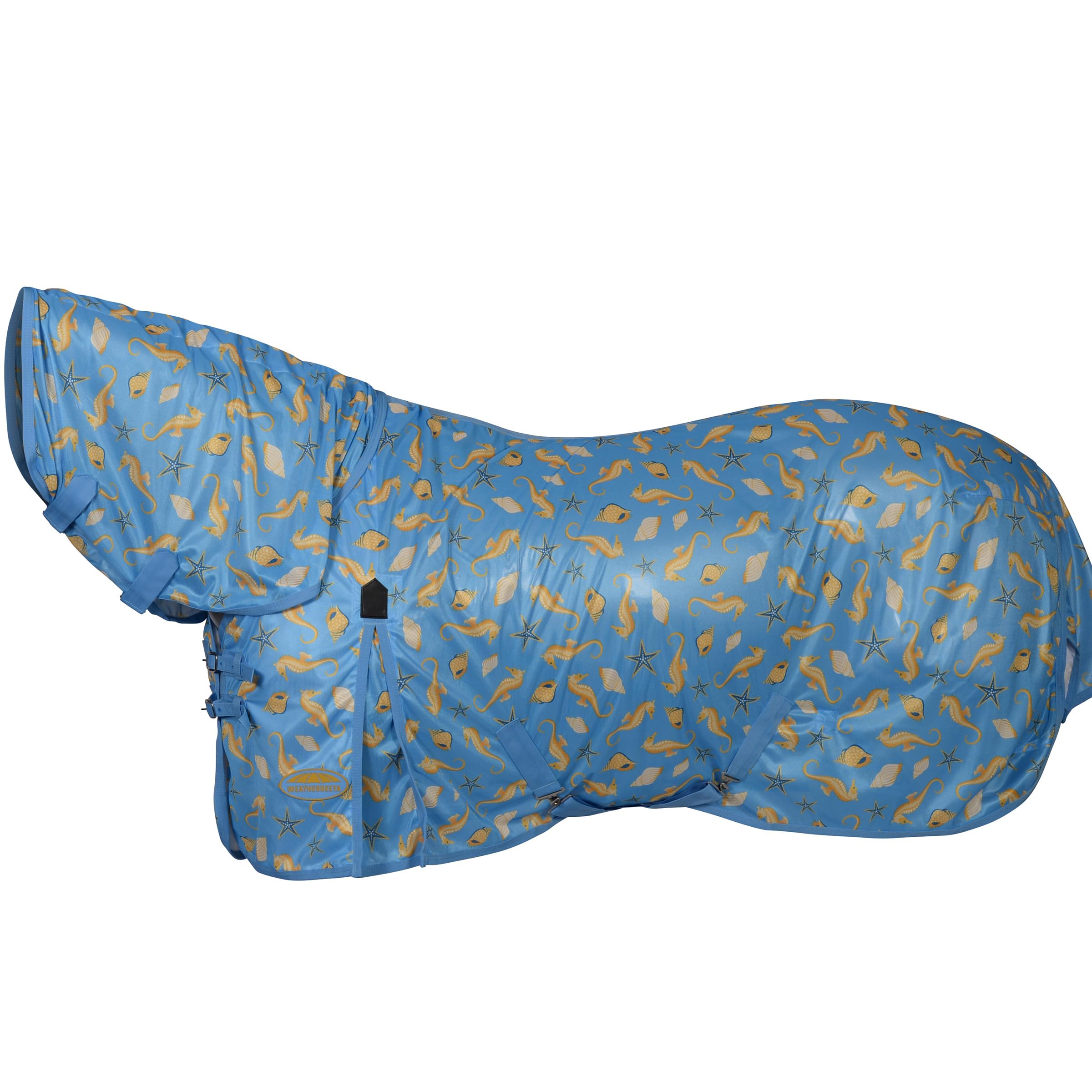 Weatherbeeta Comfitec Essential Mesh Ii Combo Neck, Seahorse Print, 87