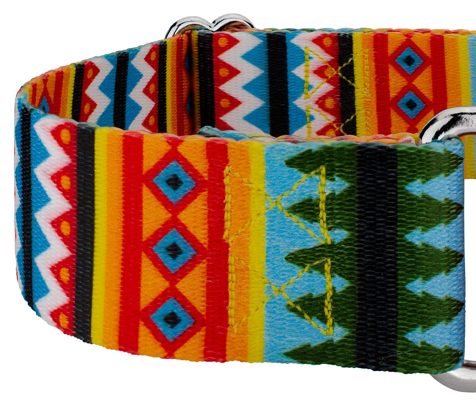 Country Brook Petz - Summer Pines Martingale Dog Collar - Country And Western Collection With 8 Rustic Designs (1 1/2 Inch, Medium)