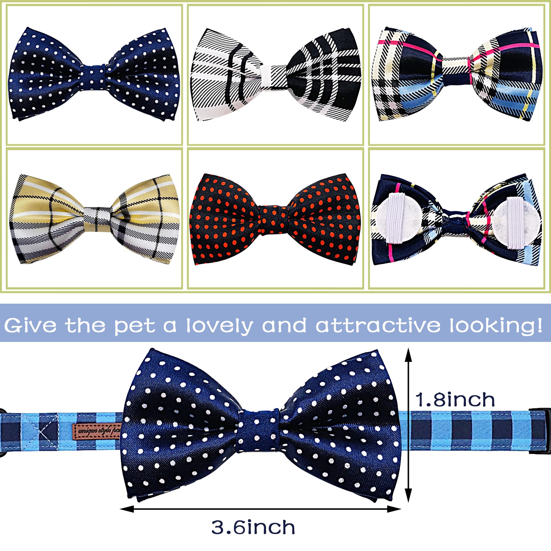 Pet Show Pet Small Dogs Collar Embellishment Attachment Bow Ties Puppies Cats Collar Charms Accessories Slides Bowties For Birth
