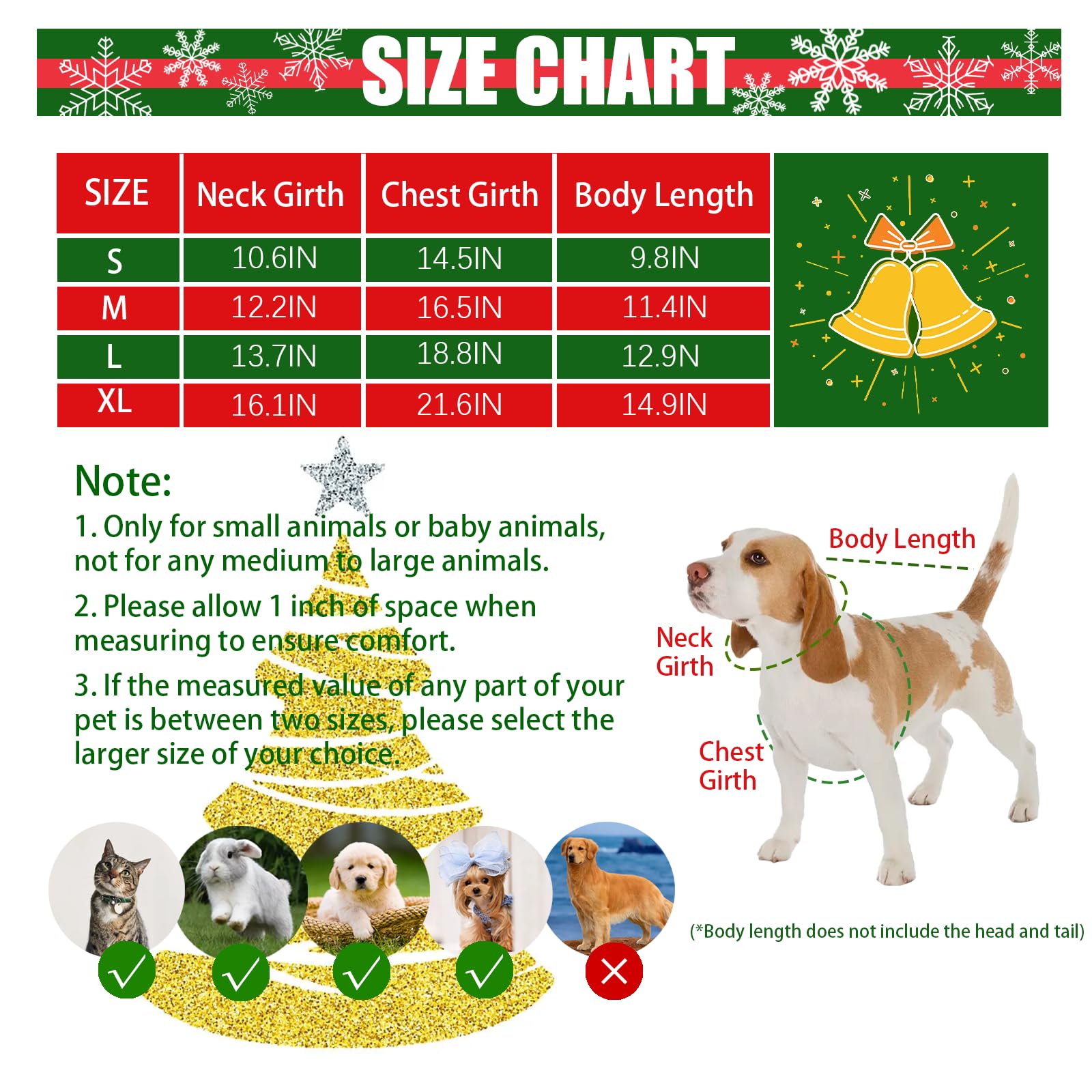 Dog Christmas Dress Puppy Outfit Shoulder Sleeve Clothes With 1 Hat Accessory Cute Red Santa Holiday Polar Fleece Edge Soft Ther