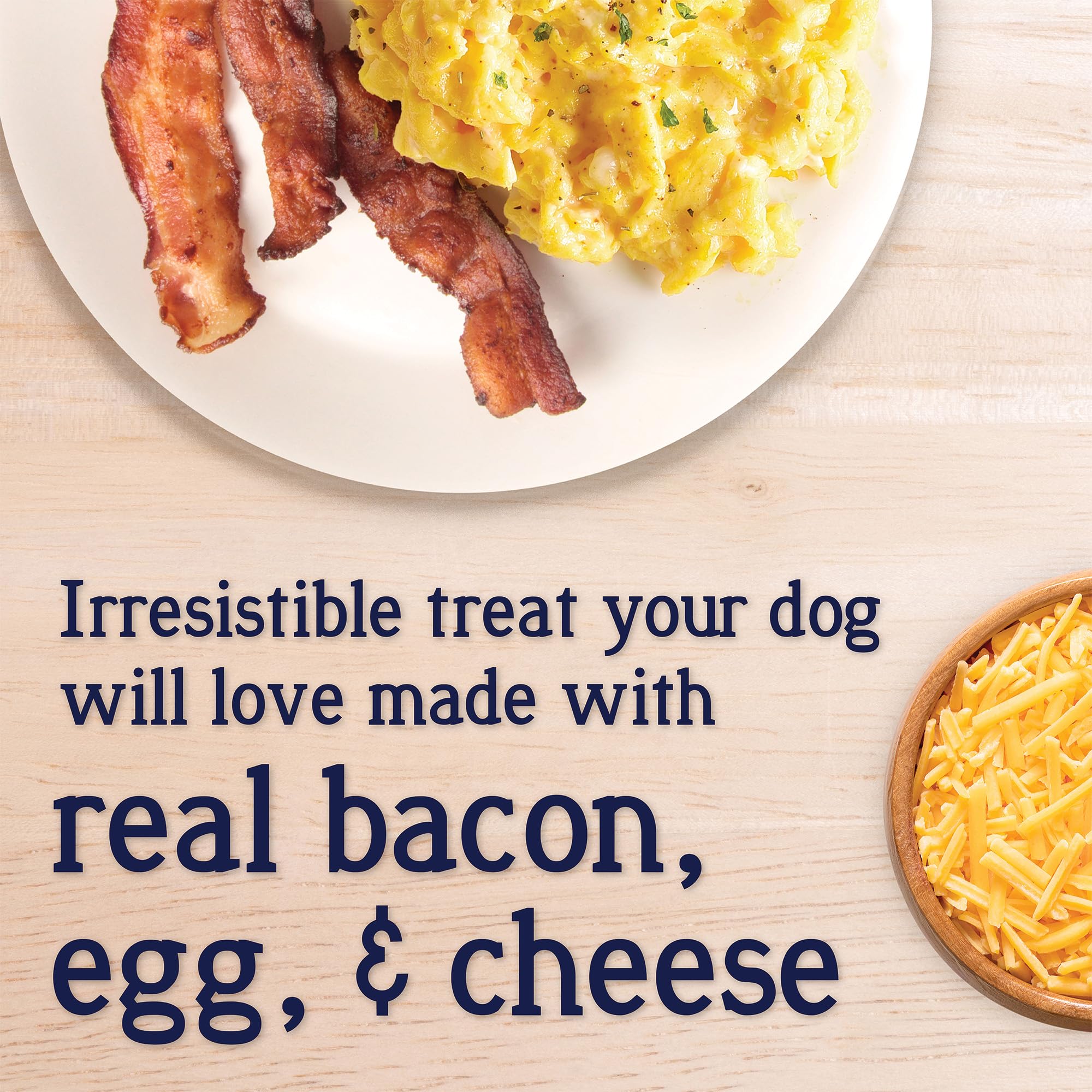 Stewart Freeze Dried Dog Treats, PuffPop Bacon, Egg, and Cheese Recipe, Gluten Free, 5.8 Ounce Resealable Pouch, Made in USA, Do