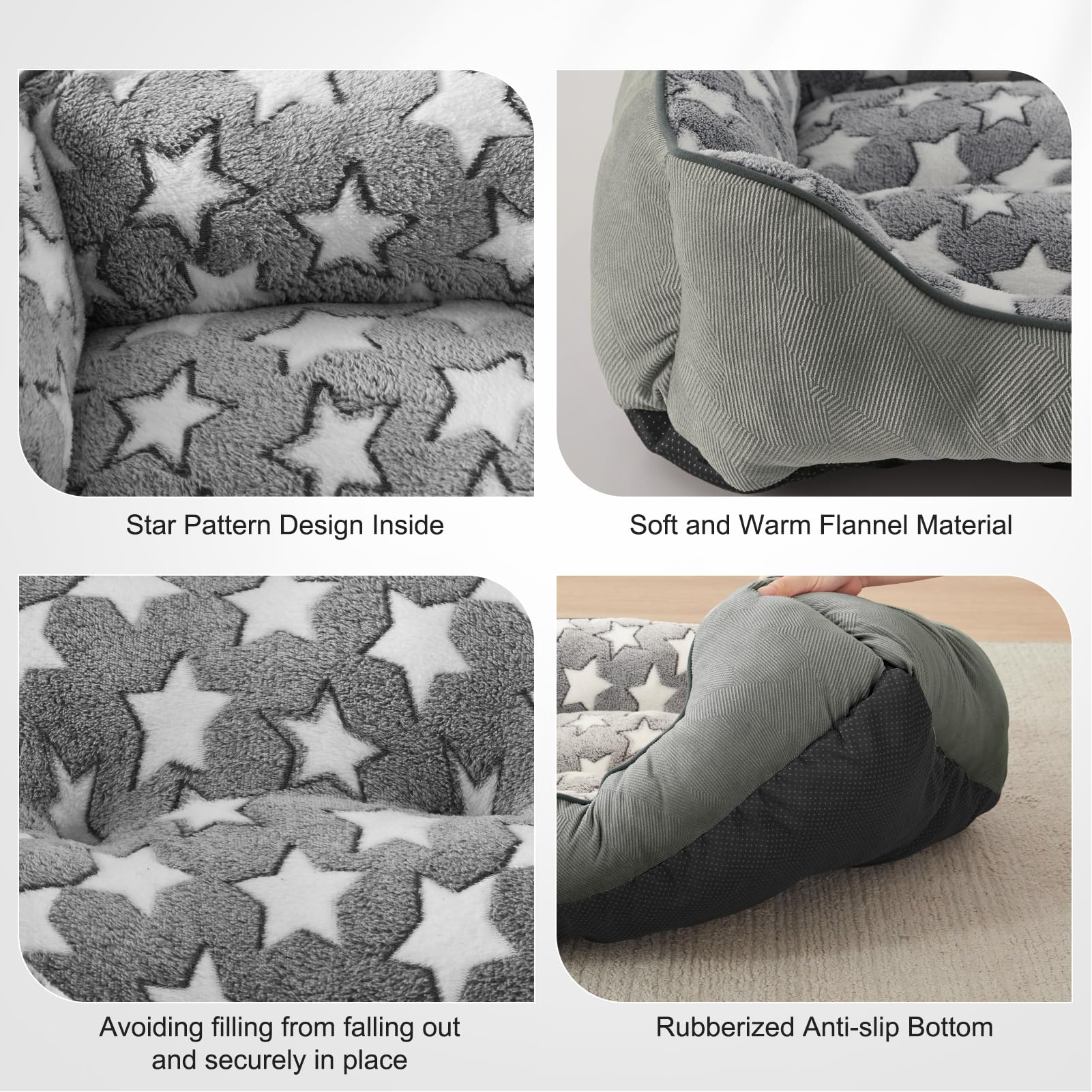 SIWA MARY Dog Bed Medium Size Dog,Washable Medium Dog Bed,Orthopedic Dog Bed,Waterproof Dog Sofa Beds Medium,Comfort Dog Beds fo