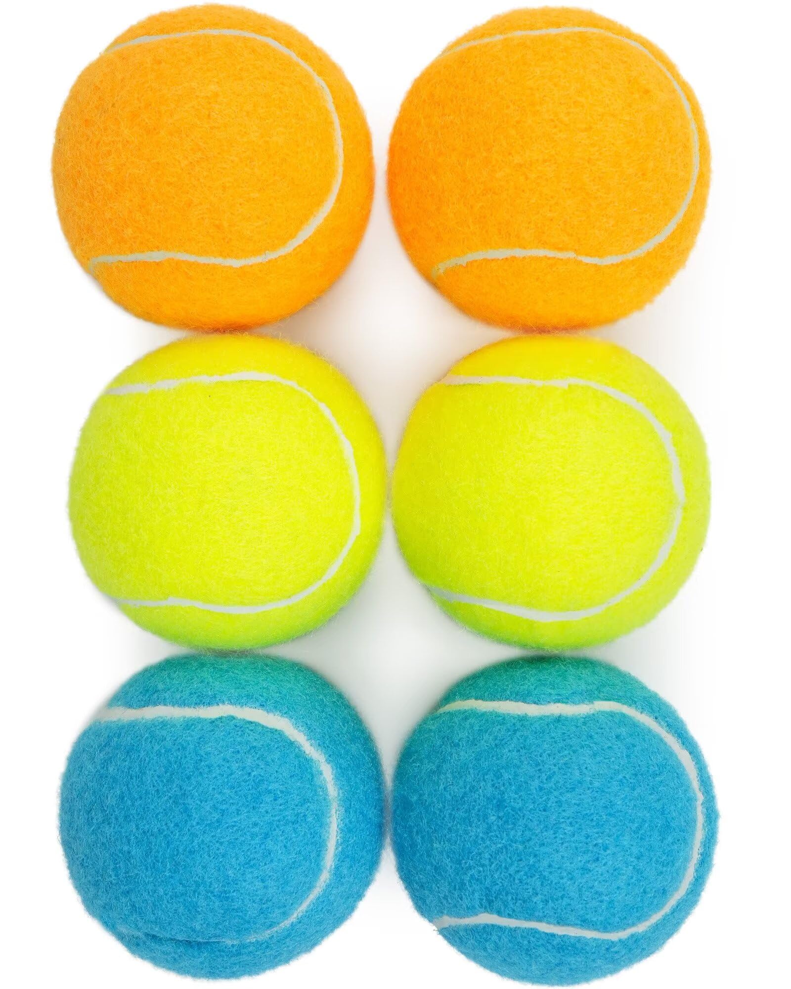 Primepets Squeaky Balls For Dogs, 2.5 Inch Dog Squeaky Toys, Interactive Dog Toy Tennis Balls For Indoor Outdoor, Squeak Toys Fo