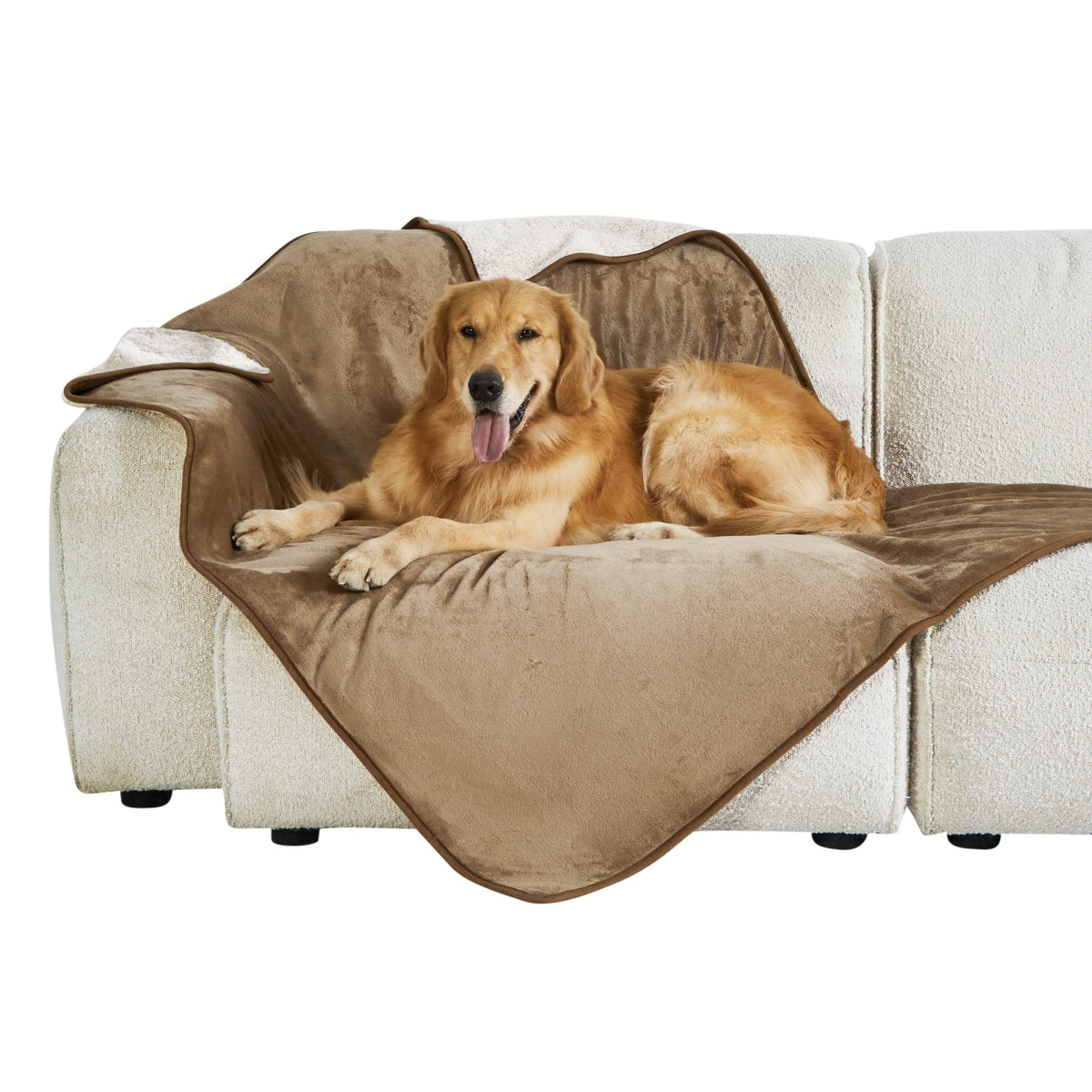 Bedsure Waterproof Dog Blankets For Extra Large Dogs - Xl Cat Blanket Washable For Couch Protection, Sherpa Fleece Puppy Blanket