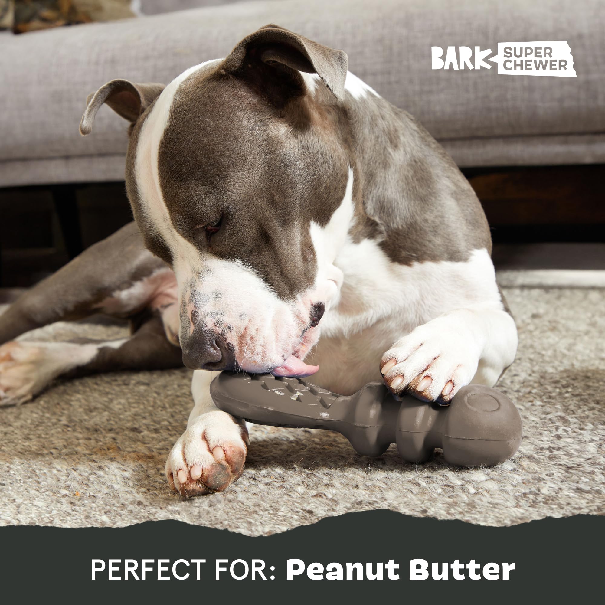 Barkbox Buck Wild Super Chewer Dog Toy for Medium to Large Dogs, Perfect for Dogs Who Love Gnawing, Shredding and Tough Playtime