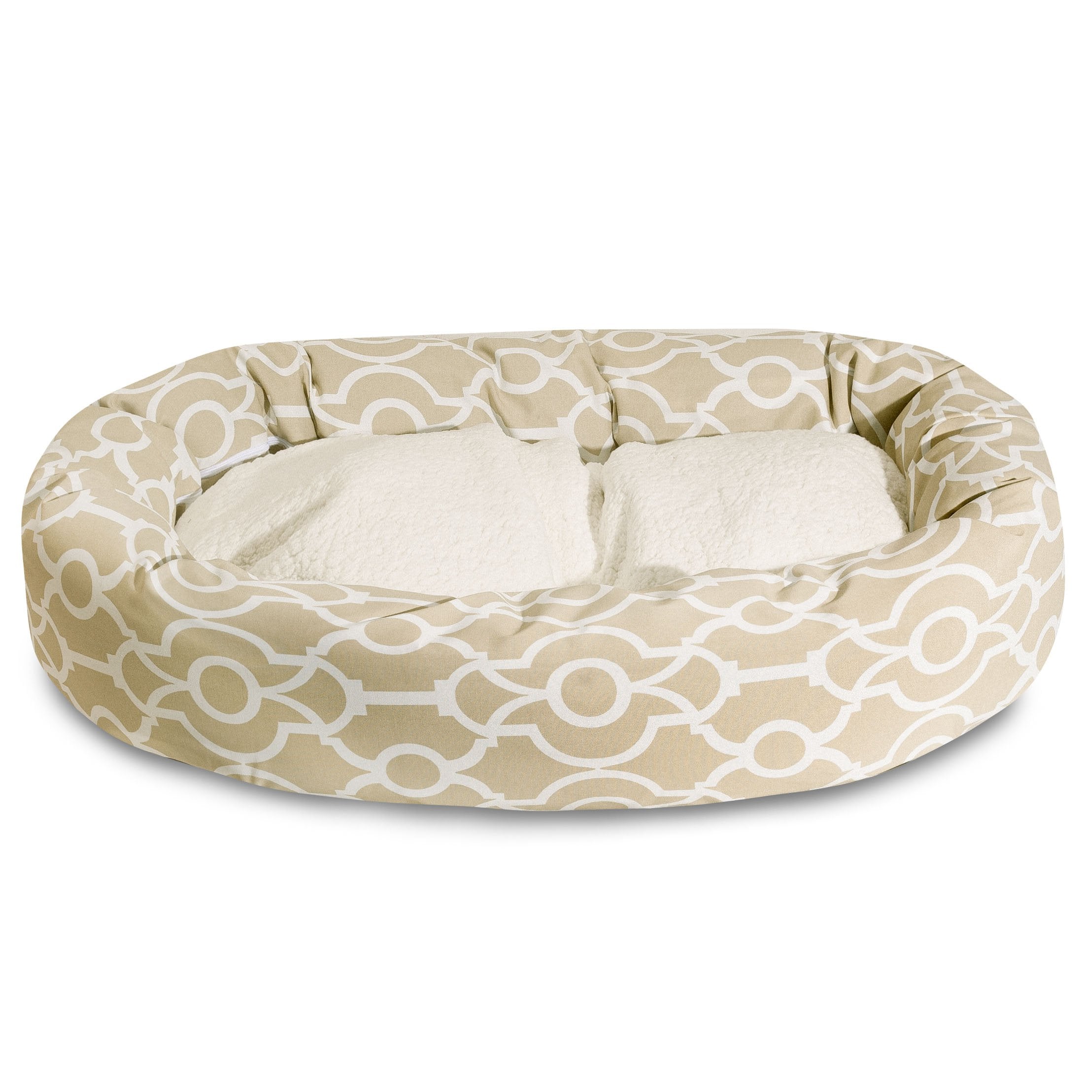 Majestic Pet 40' Athens Sand Sherpa Bagel Bed