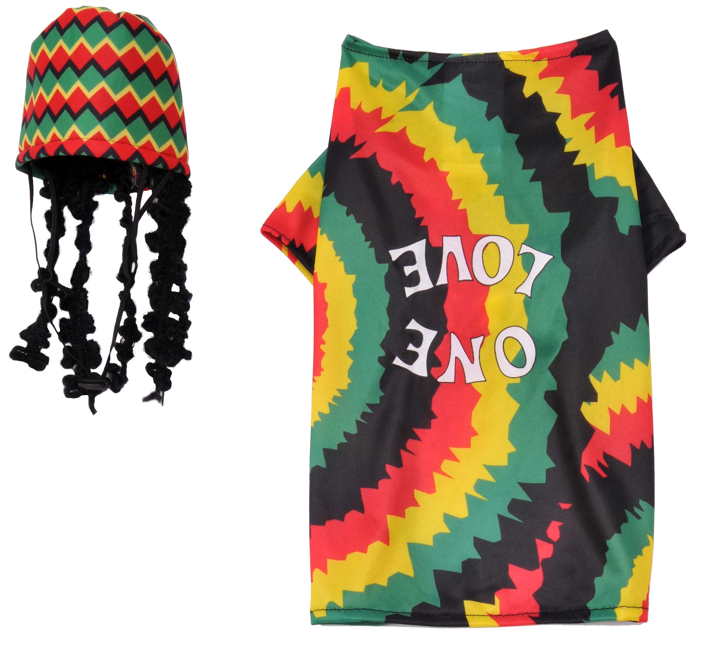 Rubies Pet Costume, Large, Rasta Dog