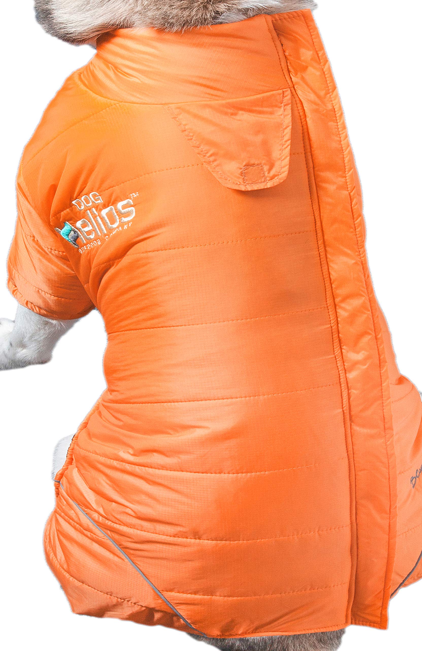 DOGHELIOS Thunder-Crackle Full-Body Bodied Waded-Plush Adjustable and 3M Reflective Pet Dog Jacket Coat w/ Blackshark Technolo