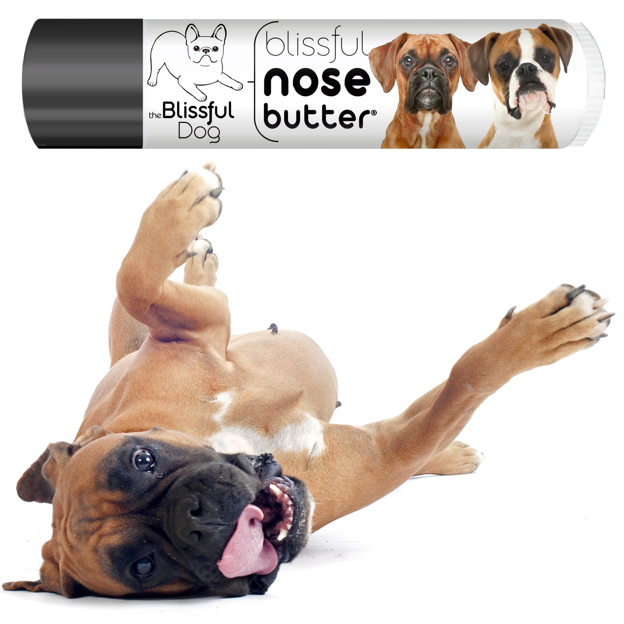 The Blissful Dog Fawn Boxer Unscented Nose Butter, 0.15-Ounce