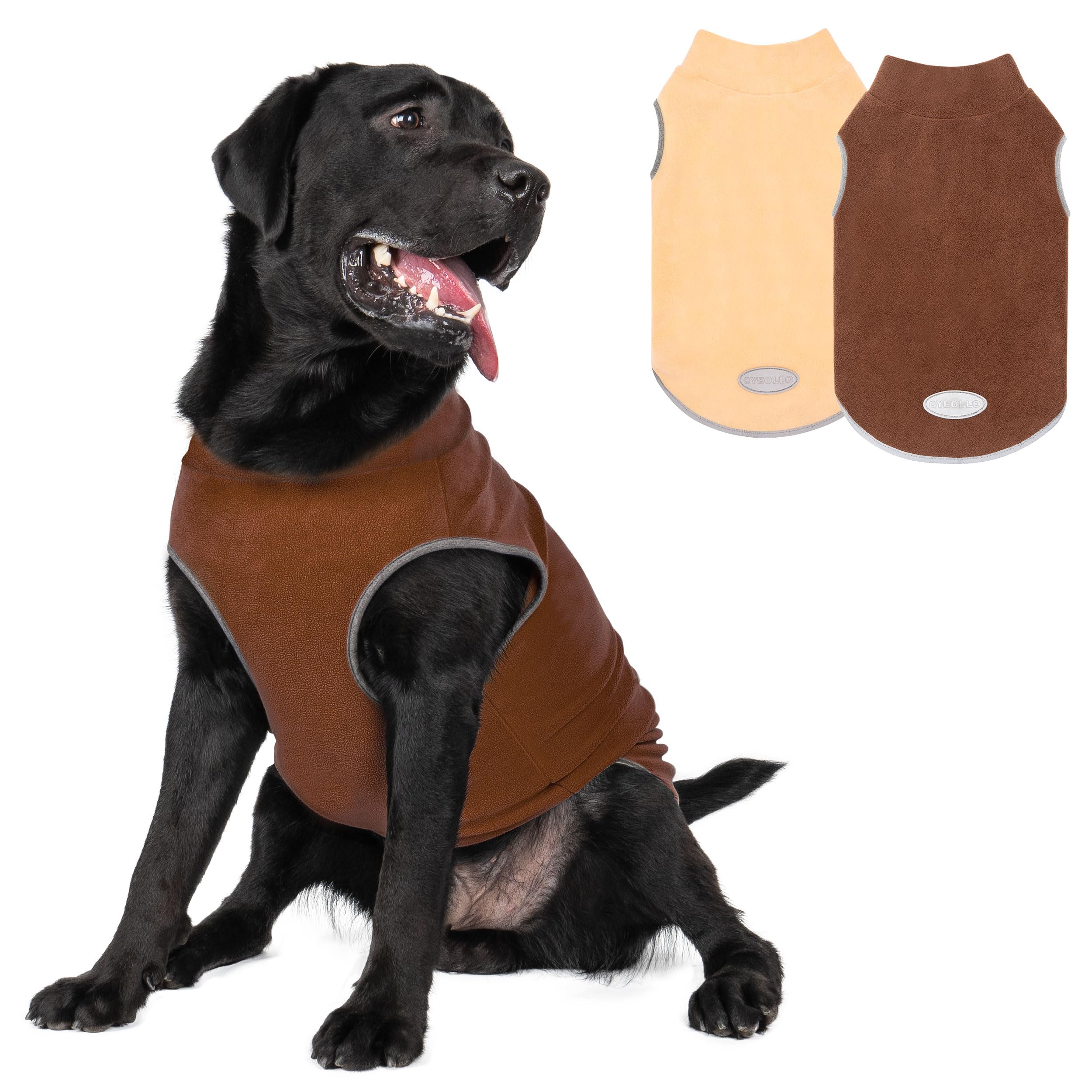 Cyeollo 3Xl Dog Sweaters For Large Dogs Male Female, Pullover Reflective Dog Jacket Sweatshirt Fall Winter Sweaters Warm Pet Clo