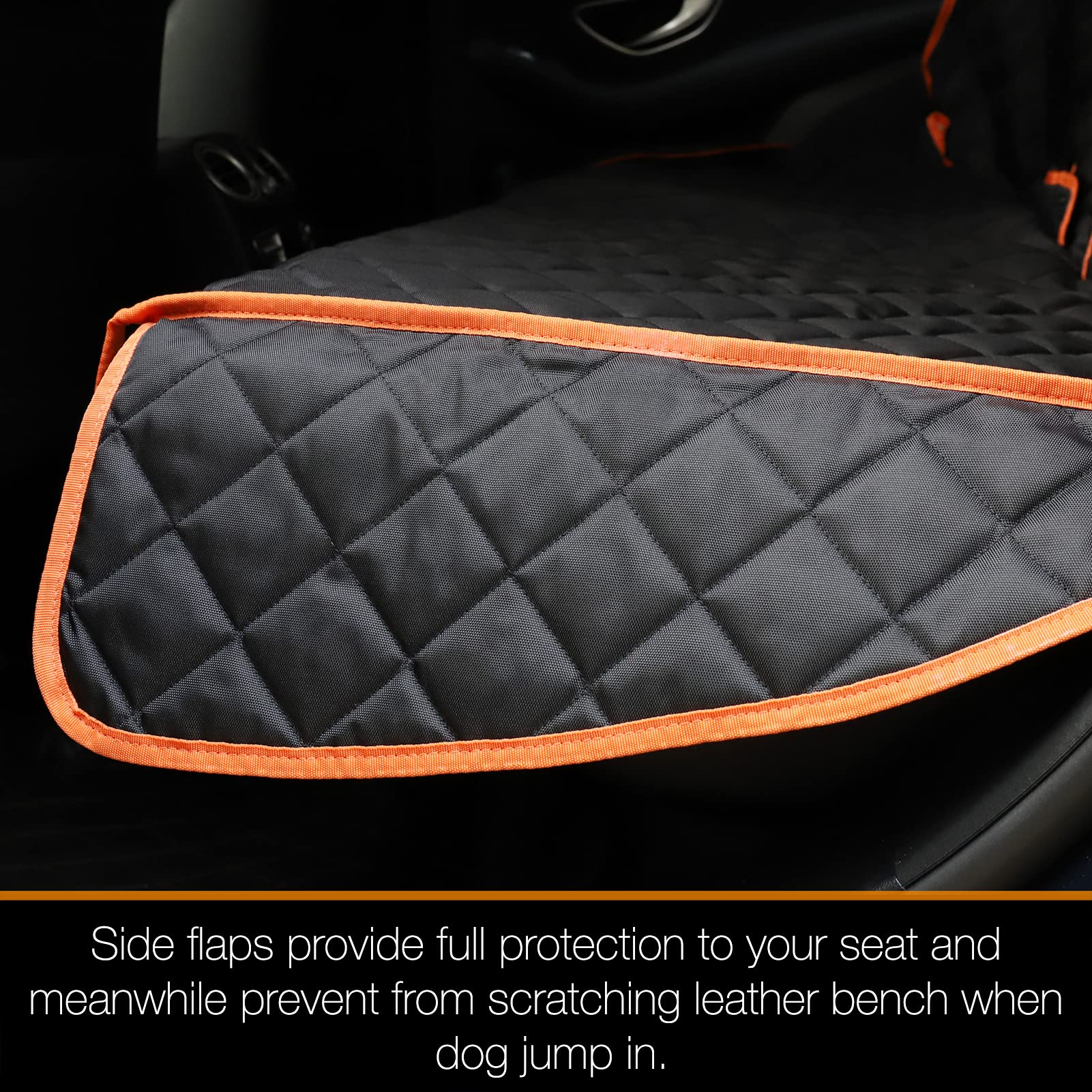 Ibuddy Dog Seat Cover For Truck Waterproof Truck Back Seat Protector For Kids Without Smell Heavy Duty And Nonslip Pet Bench Sea