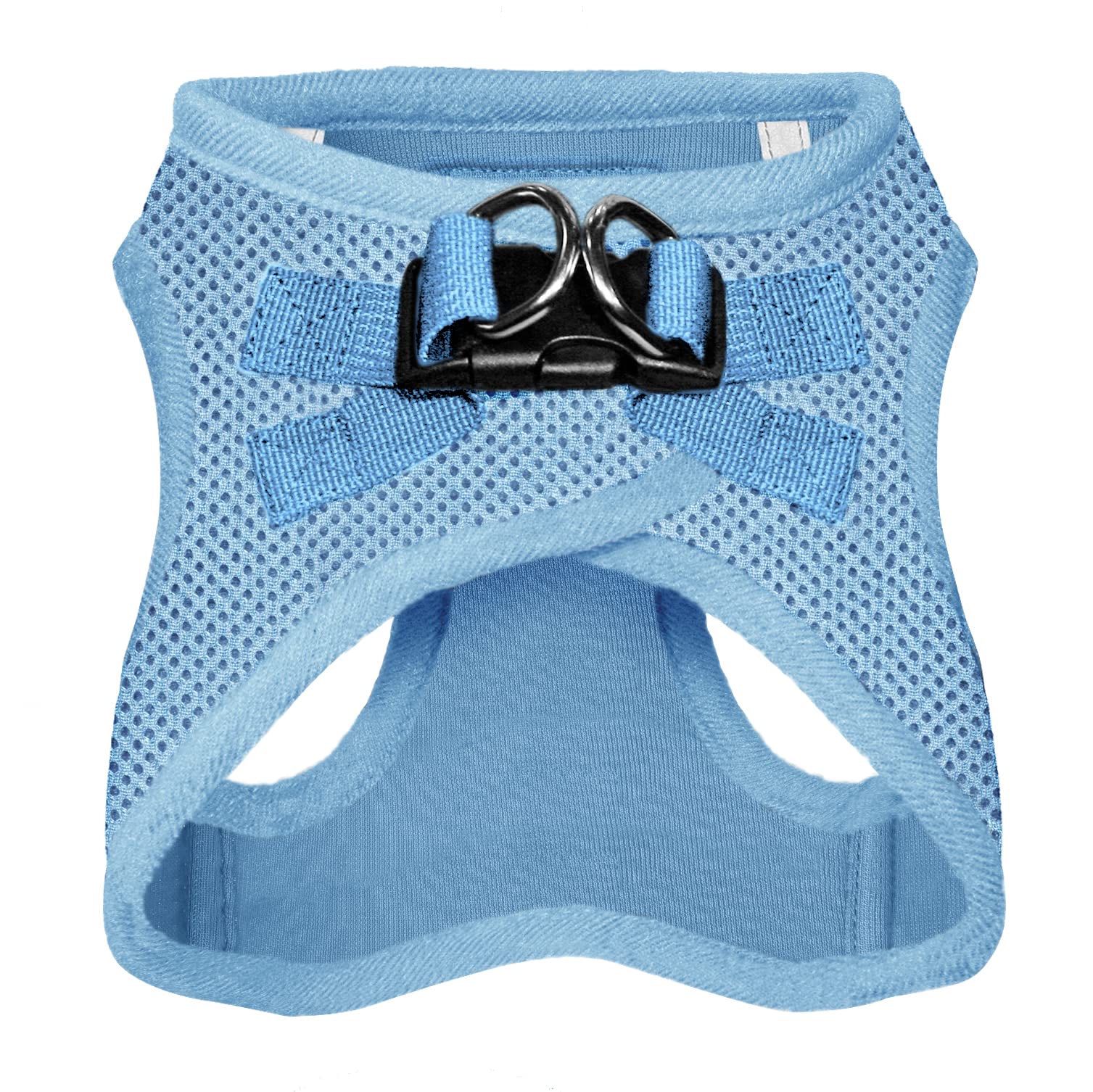 Voyager Step-In Air Dog Harness - All Weather Mesh Step In Vest Harness For Small And Medium Dogs And Cats By Best Pet Supplies - Harness (Baby Blue), S (Chest: 14.5-16')