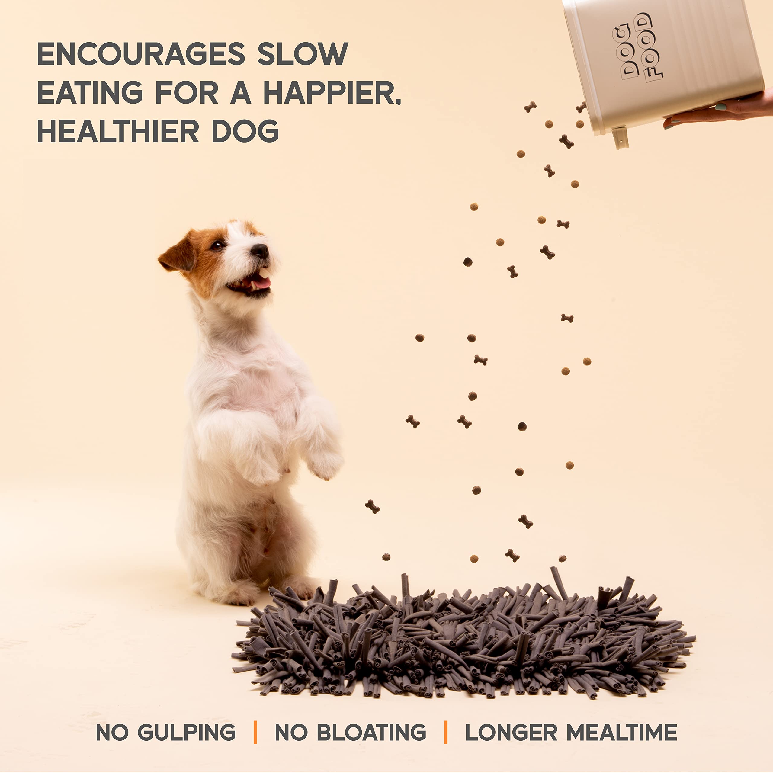 Paw 5 Dog Snuffle Mat For Dogs Small 2-Pack. Dog Toys Interactive - Reduces Boredom & Anxiety. Premium Feeding Mat For Slow Eati