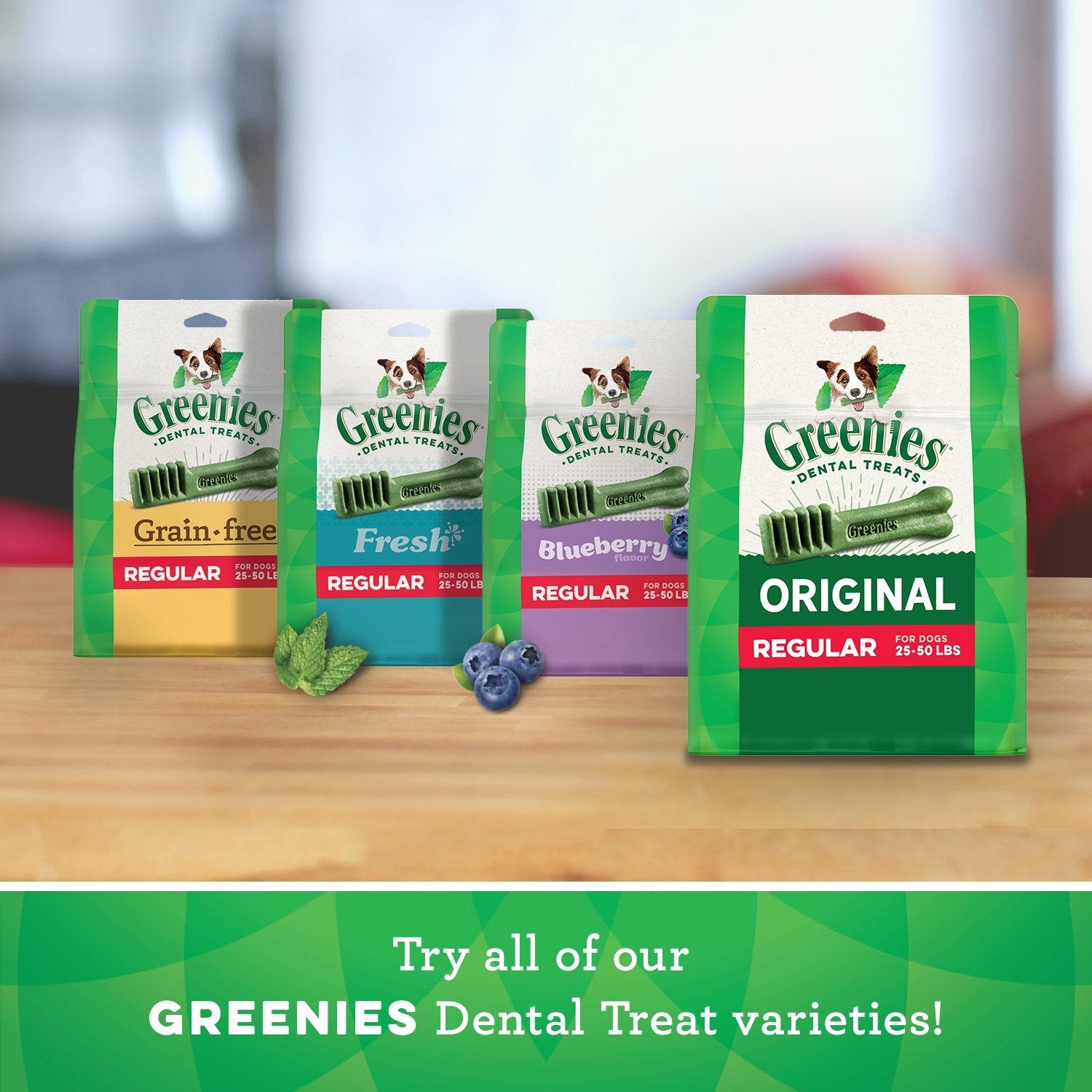 GREENIES Original Petite Natural Dog Dental Care Chews Oral Health Dog Treats, 18 oz. Pack (30 Treats)