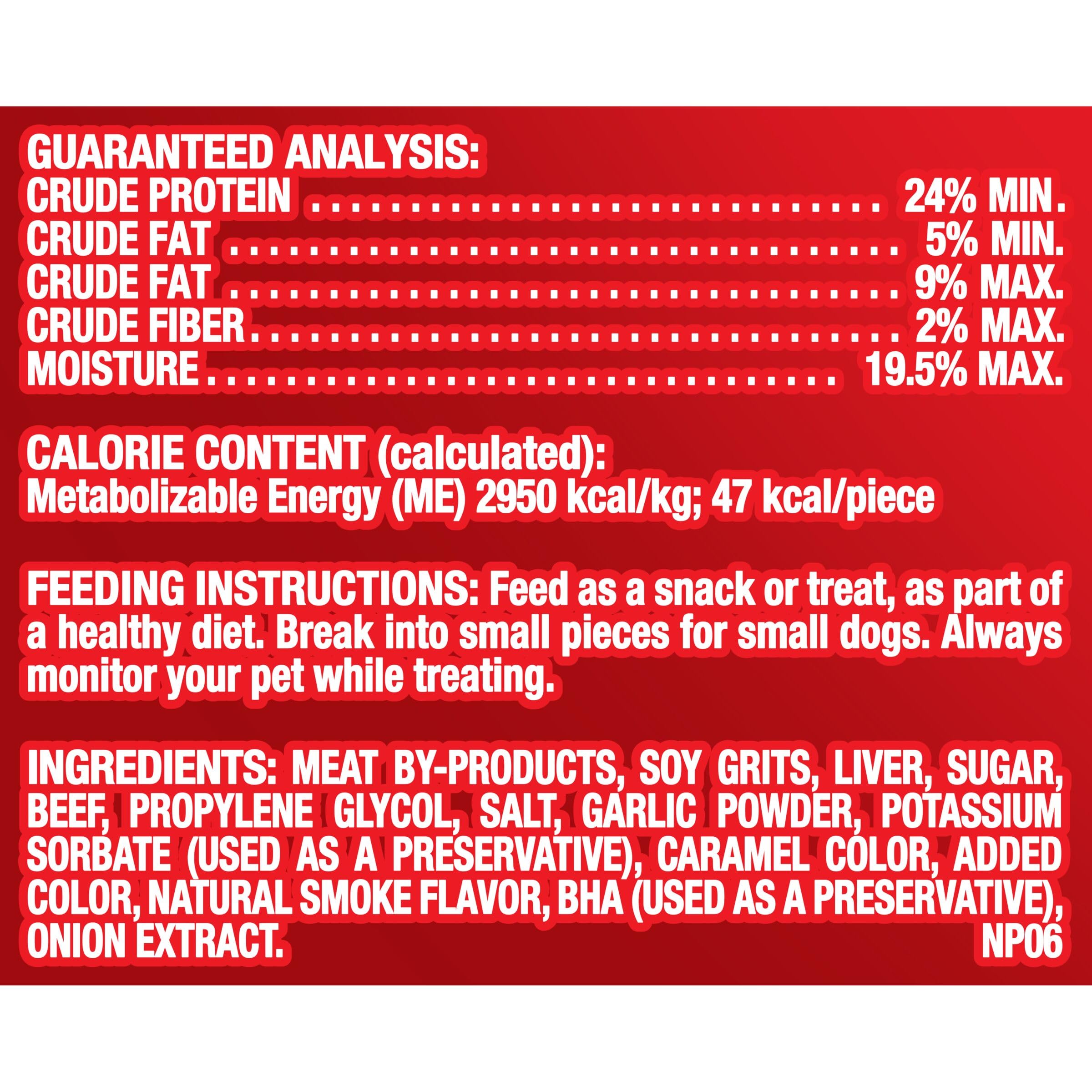 Pup-Peroni Dog Treats, Lean Beef Flavor, 38 Ounce, Made with Real Beef, 90% Fat Free, No Red 40 or Fillers