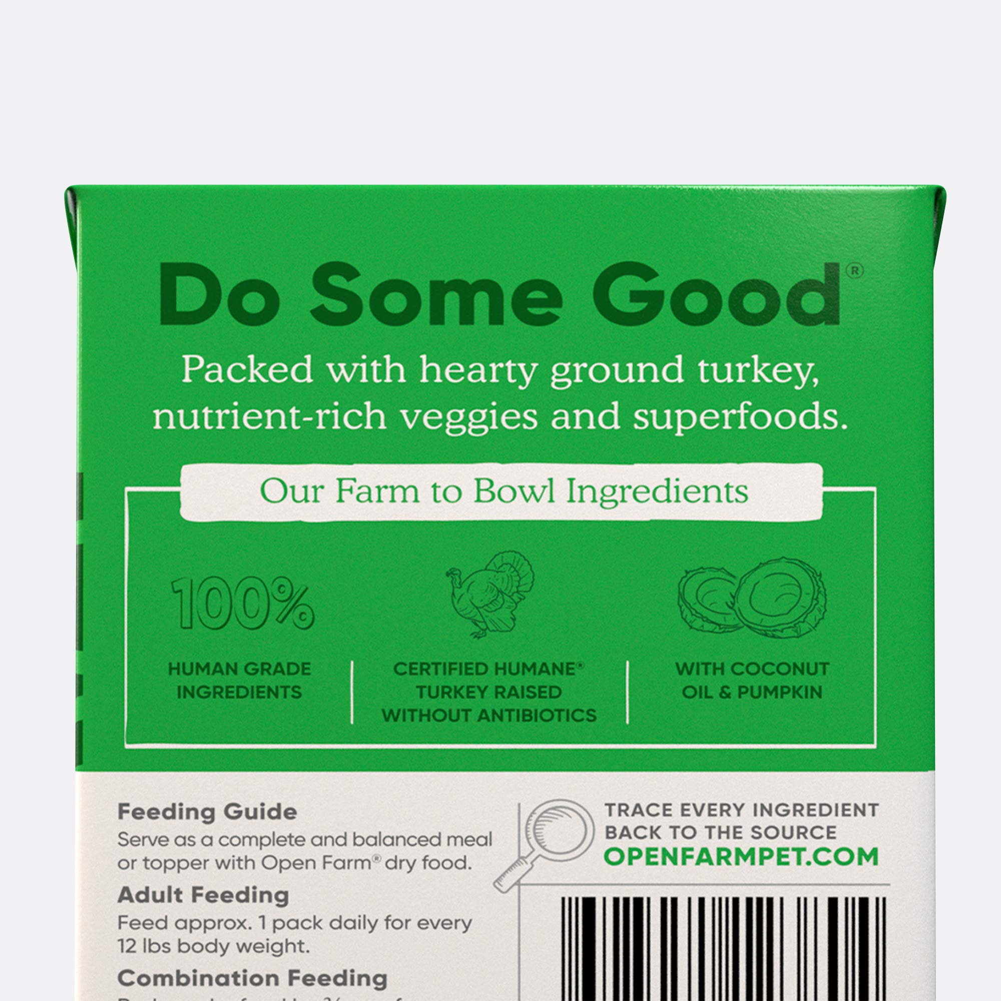 Open Farm Homestead Turkey Rustic Stew 12.5 Ounce Terapacks, Case 12