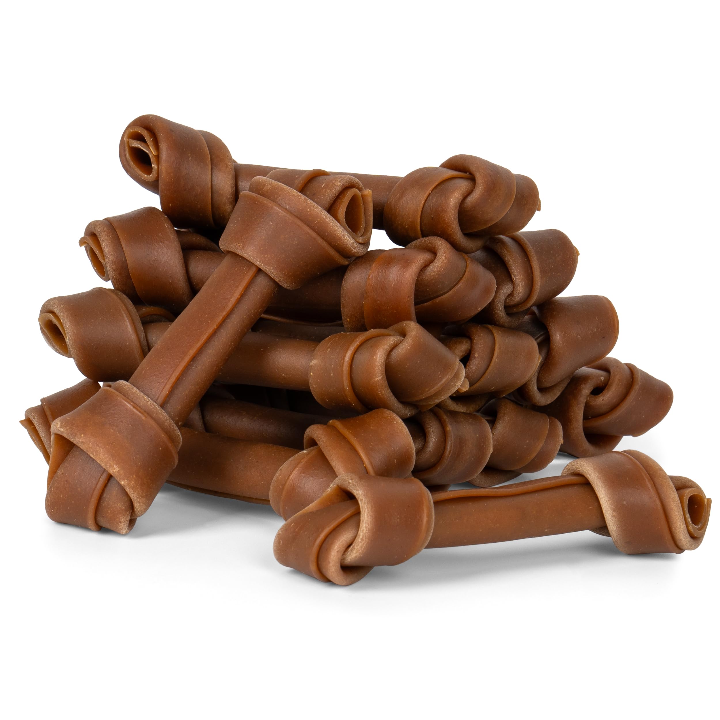 MON2SUN Rawhide Free Dog Treats, Peanut Butter Bones, 5 Inch 12 Count Chews for Small and Medium Dogs, Healthy Bones for Balance