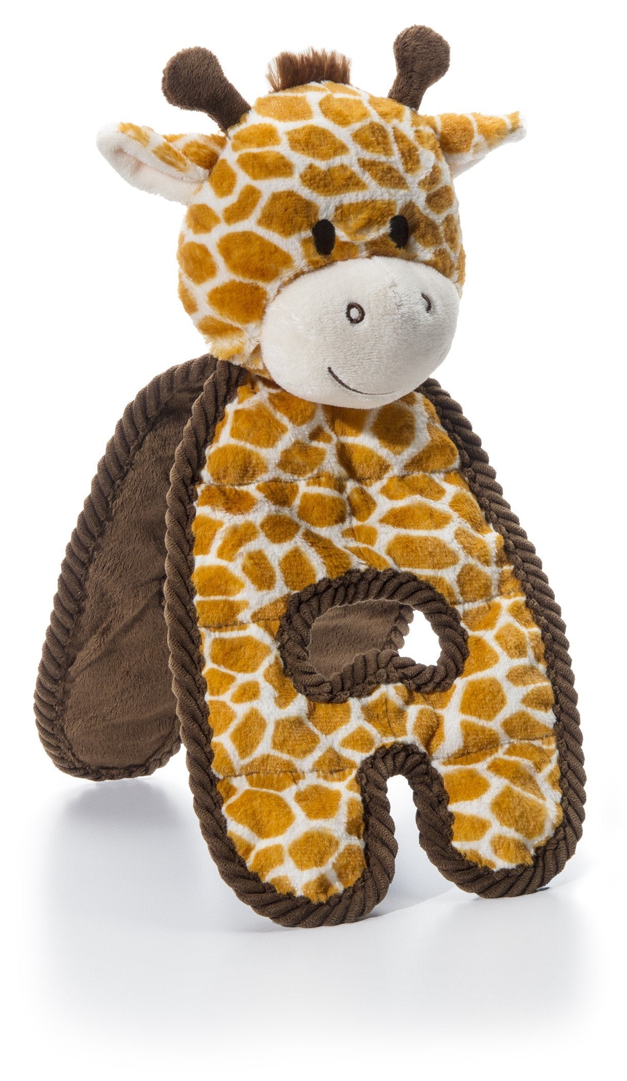 Charming Pet Cuddle Tugs Giraffe Plush Squeaky Dog Toy