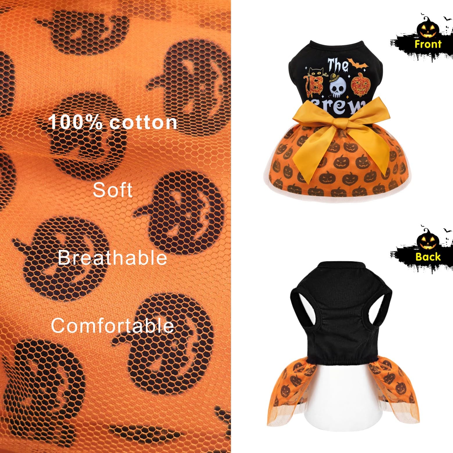 Idepet Dog Dress Love You Mom, Mother'S Day Dog Dresses Puppy Skirt Pet Apparel Daisy Sleeveless Holiday Clothes For Small Dogs