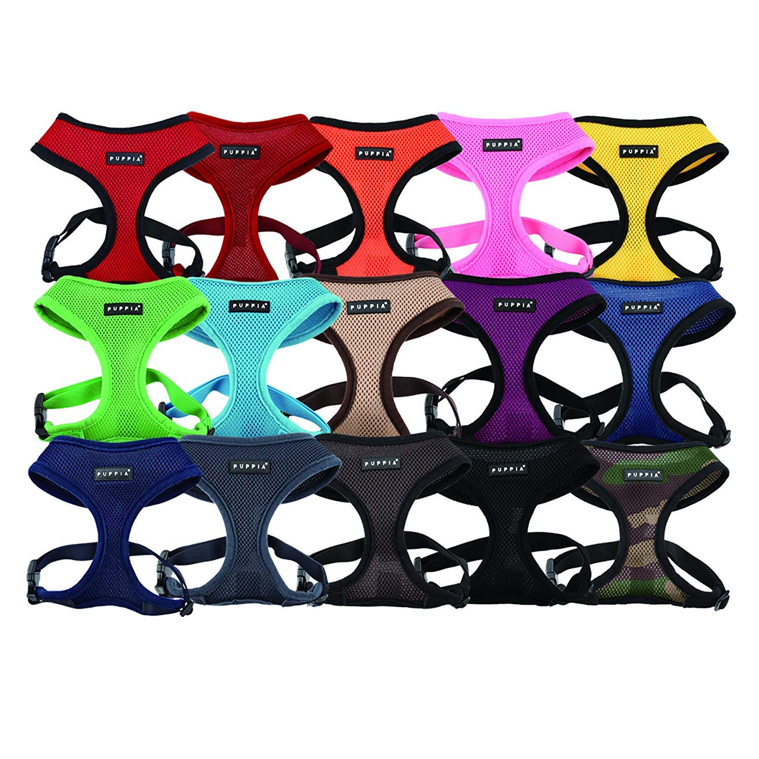 Puppia Soft Dog Harness, Wine, X-Large (Pdcf-Ac30-Wn-Xl)