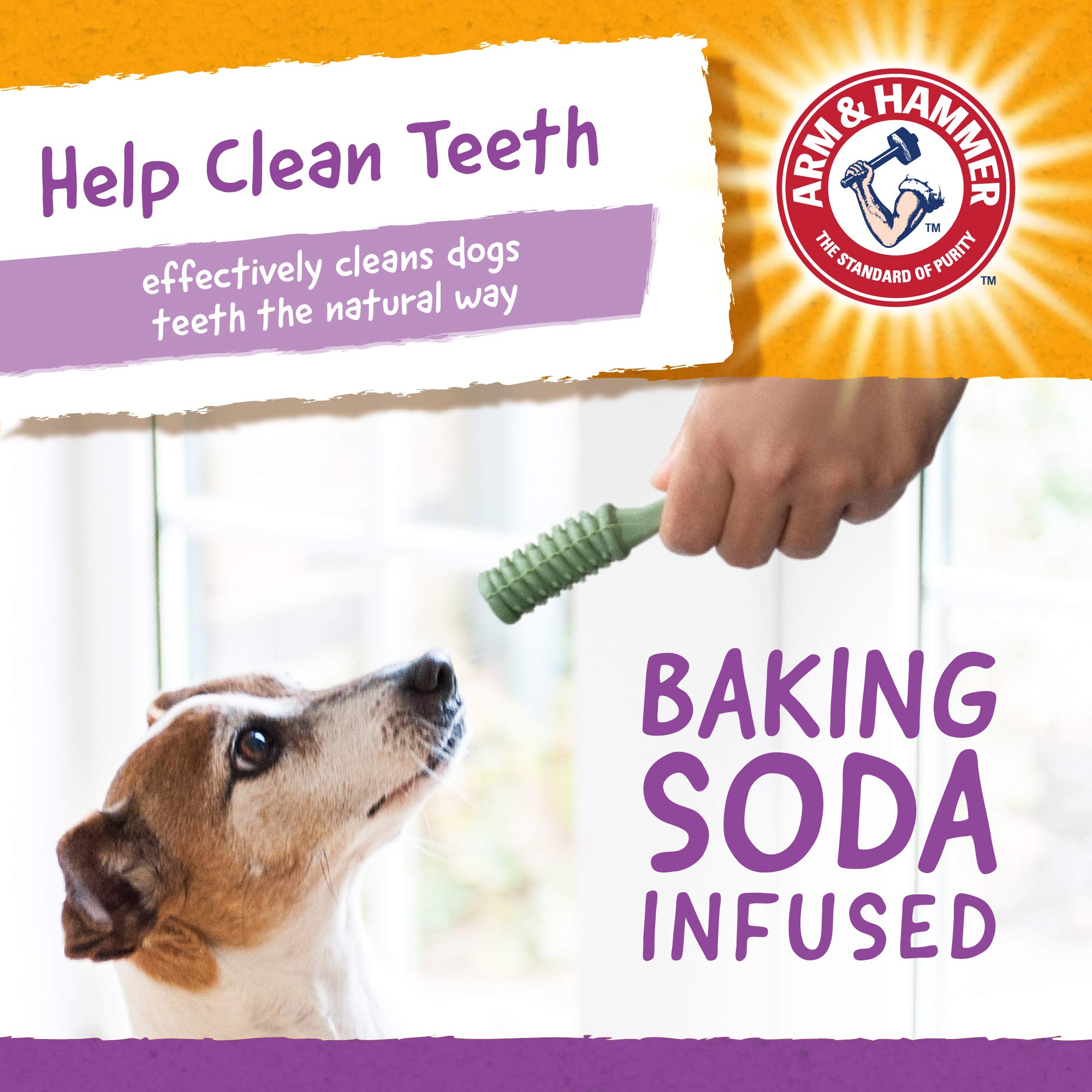 Arm & Hammer for Pets Smilies Tartar Control Dental Treats for Dogs, Value Pack, 62 Pieces | Dog Dental Chews Fight Bad Breath,