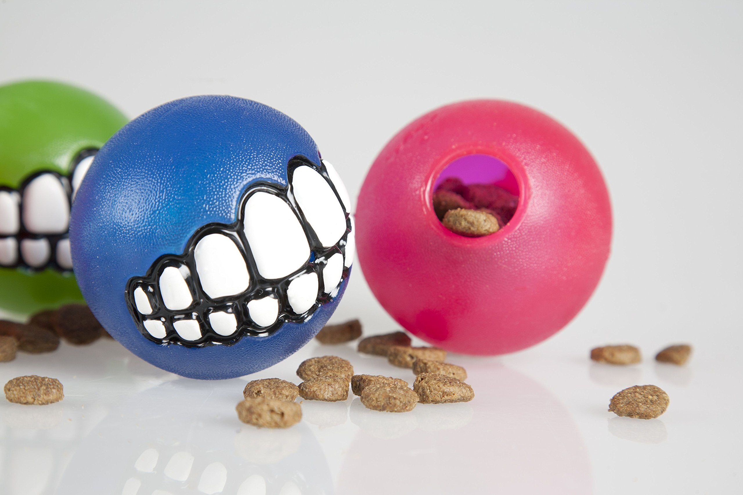 Rogz Fun Dog Treat Ball in various sizes and colors, Large, Pink