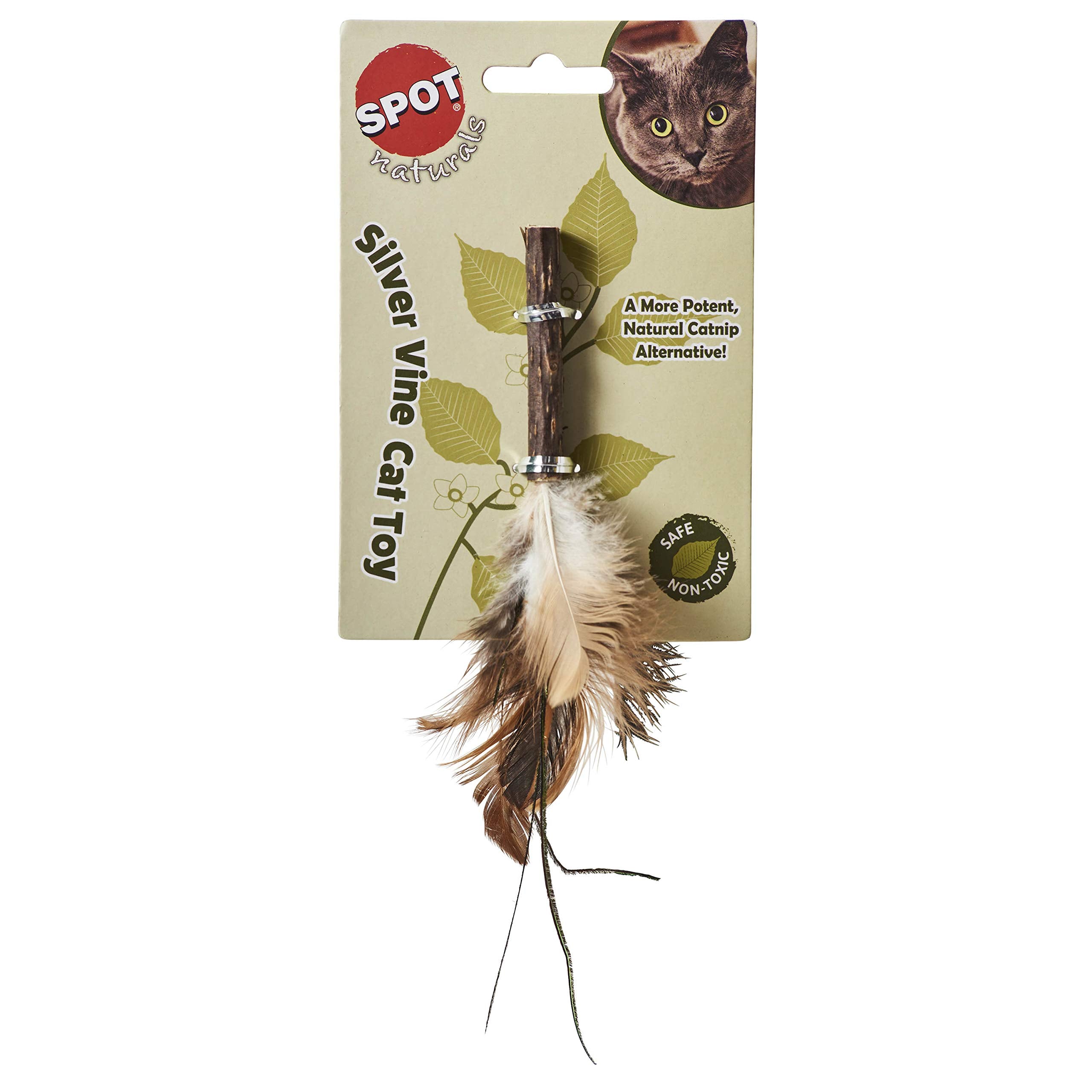 Spot Naturals/Silver Vine/Cat Toy/Assorted Figures/Small