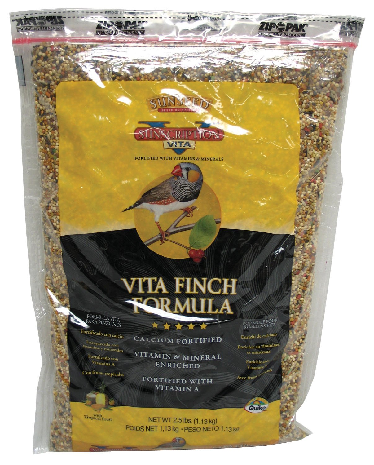 Sunseed Company Vita Finch Formula for Birds, Size: 2.5 Pound