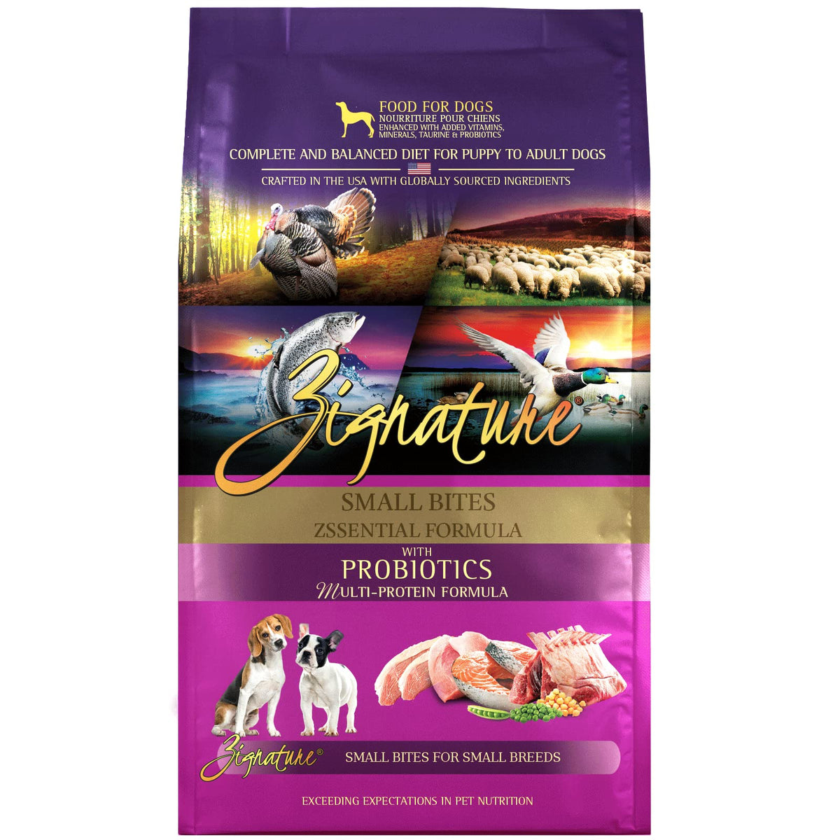 Zignature Zssential Limited Ingredient Formula Small Bites Dry Dog Food 12.5Lb