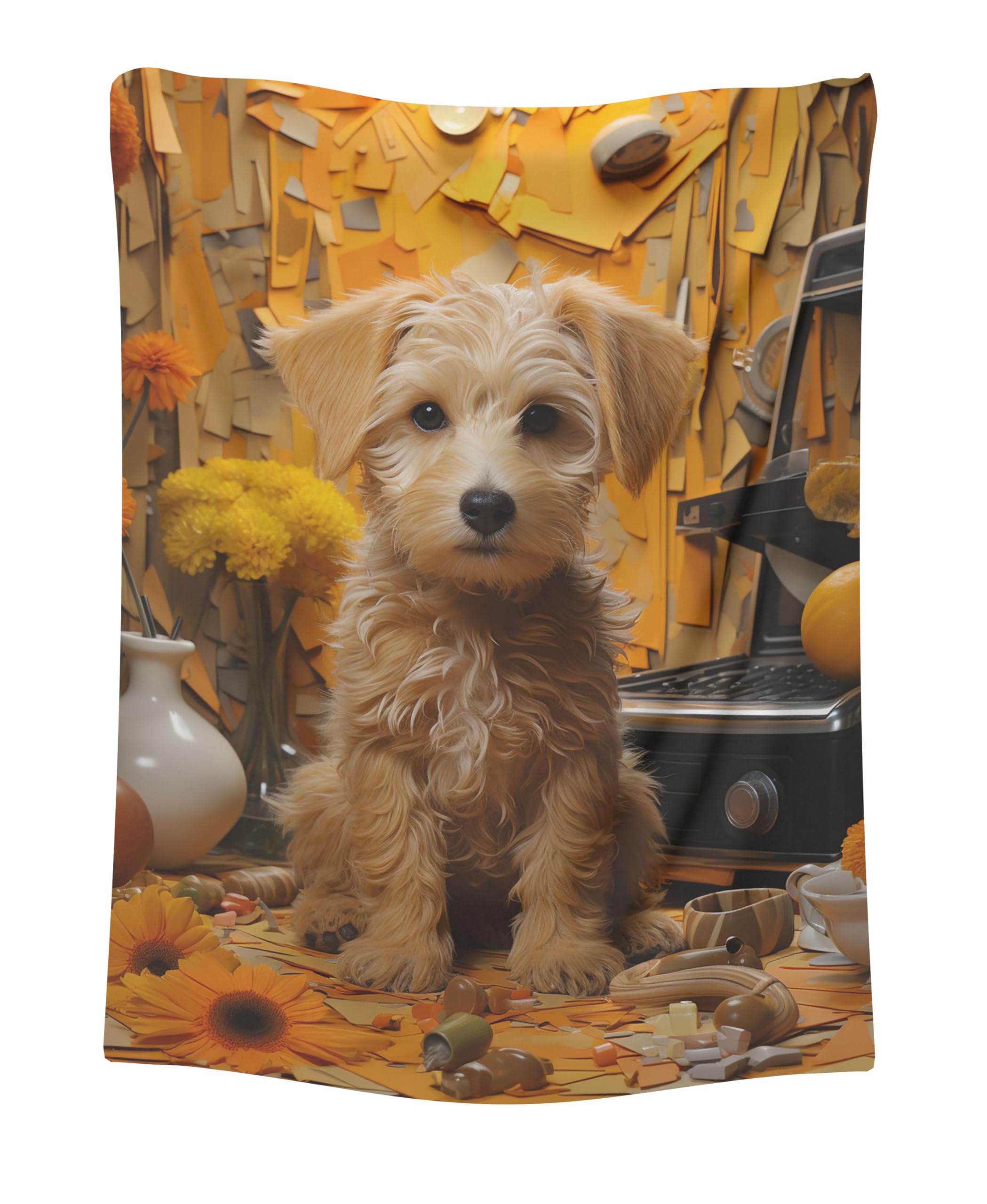 CAPITUNEISKINEPA Petite Goldendoodle Dog Blanket Gifts Comfy Blanket Blanket Soft 30 x 40