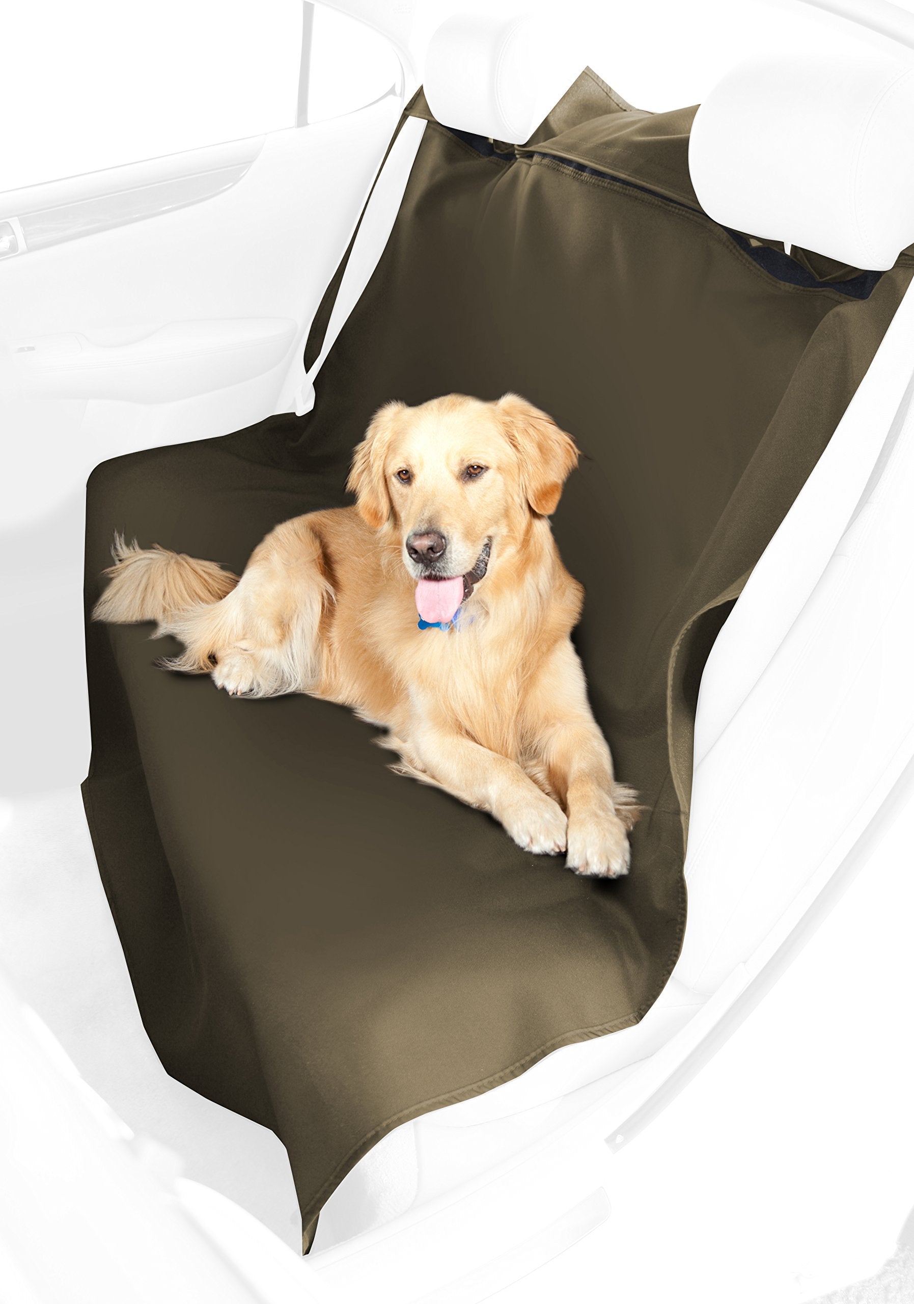 Coverking Compatible For Universal Rear Bench Seatshield Tan With Tpr Backing